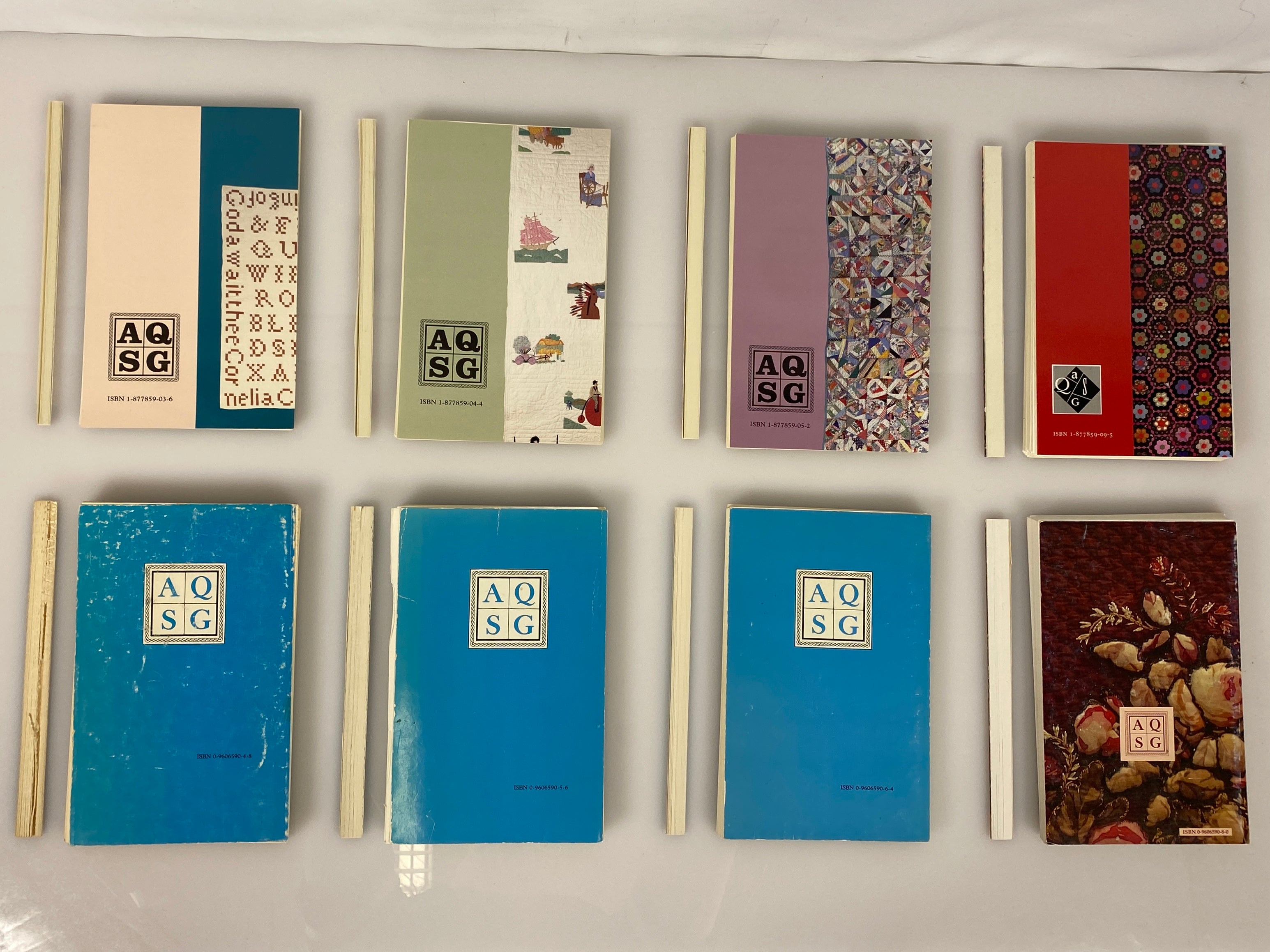 Lot of 10 Uncoverings: American Quilt Study Group (1980s) Unbound