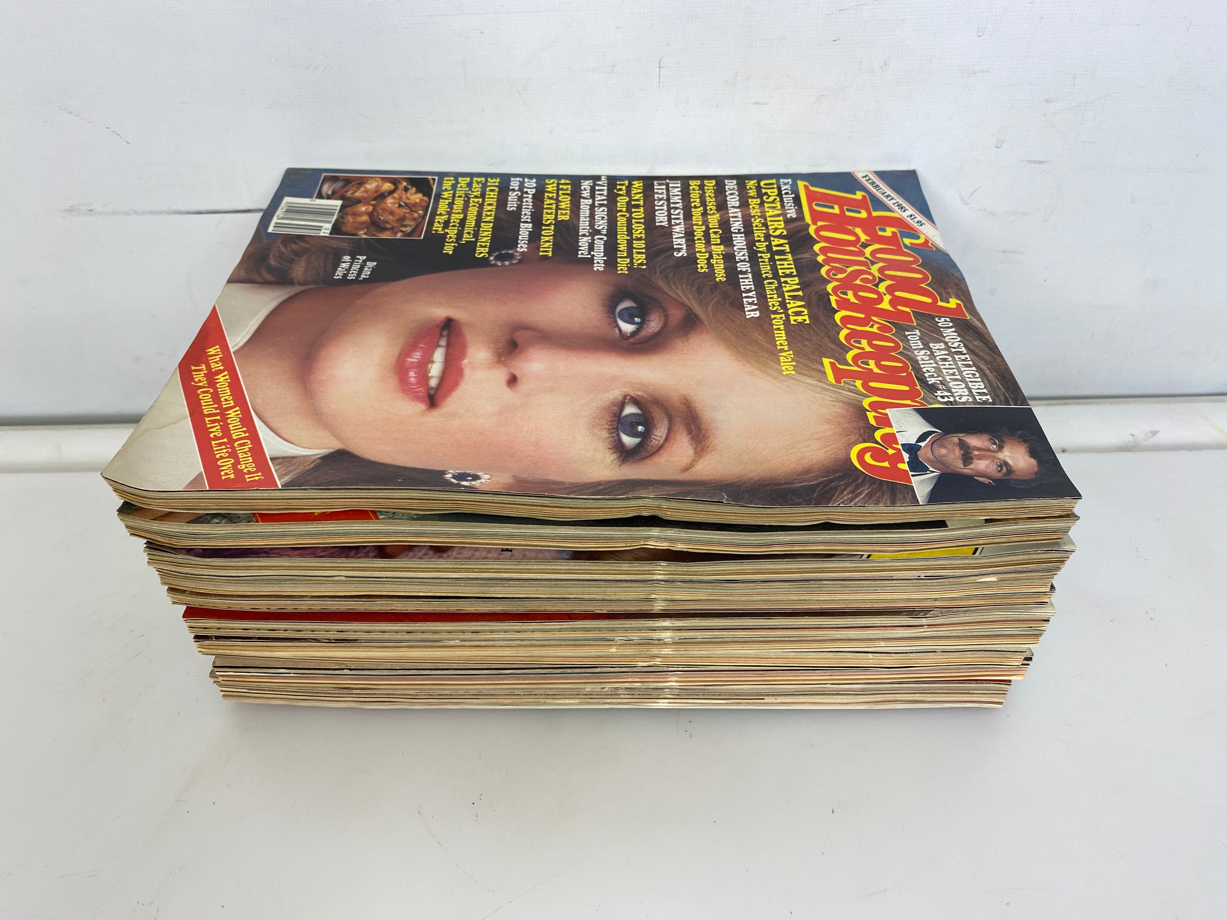 Lot of 10 Vintage Good Housekeeping Magazines 1985