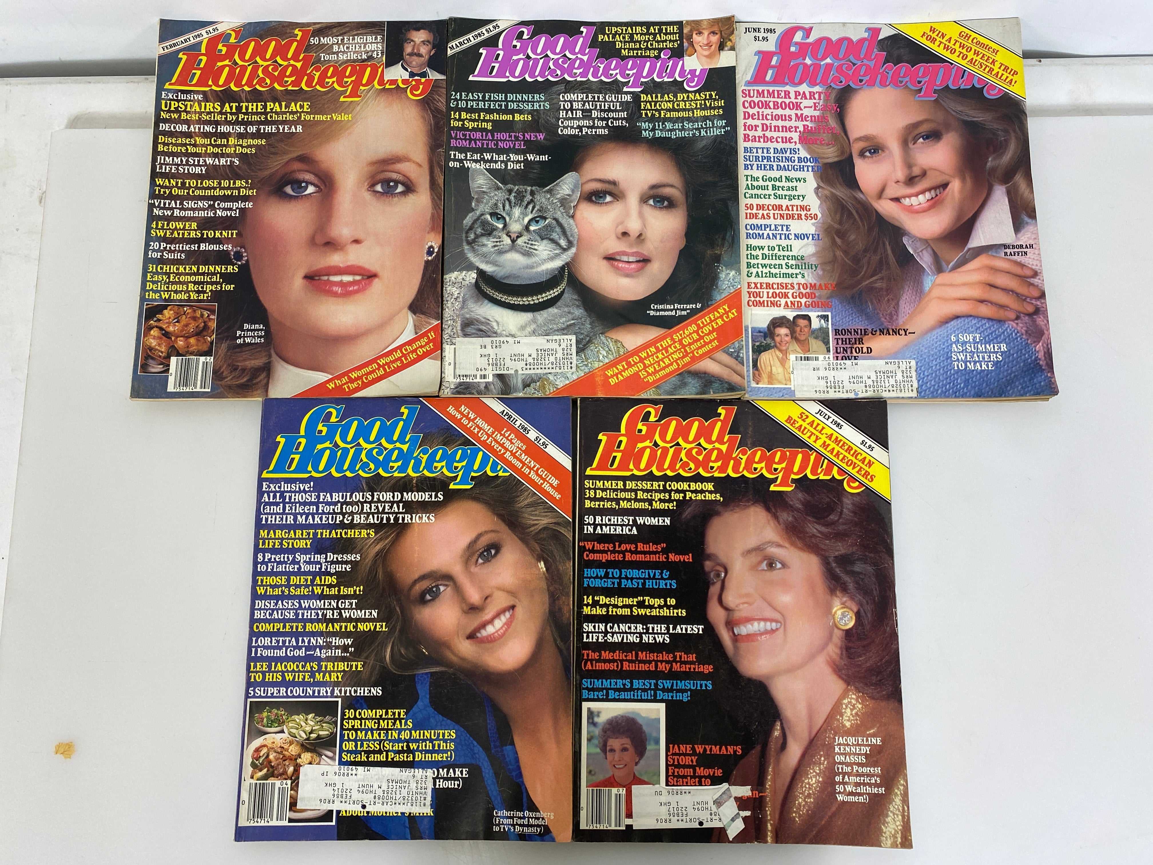 Lot of 10 Vintage Good Housekeeping Magazines 1985