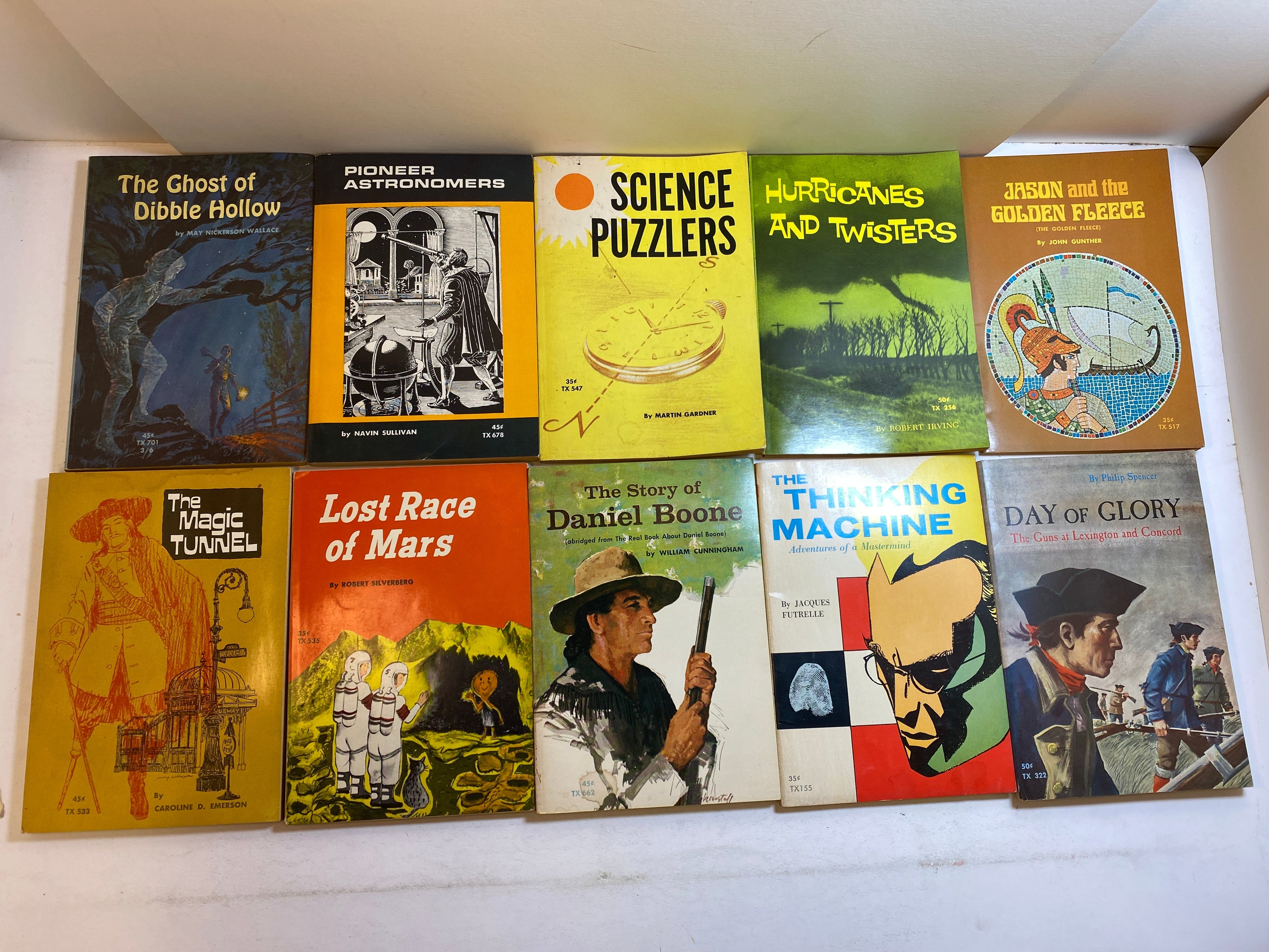 Lot of 10 Vintage Scholastic Children's Books SC 1963-1965