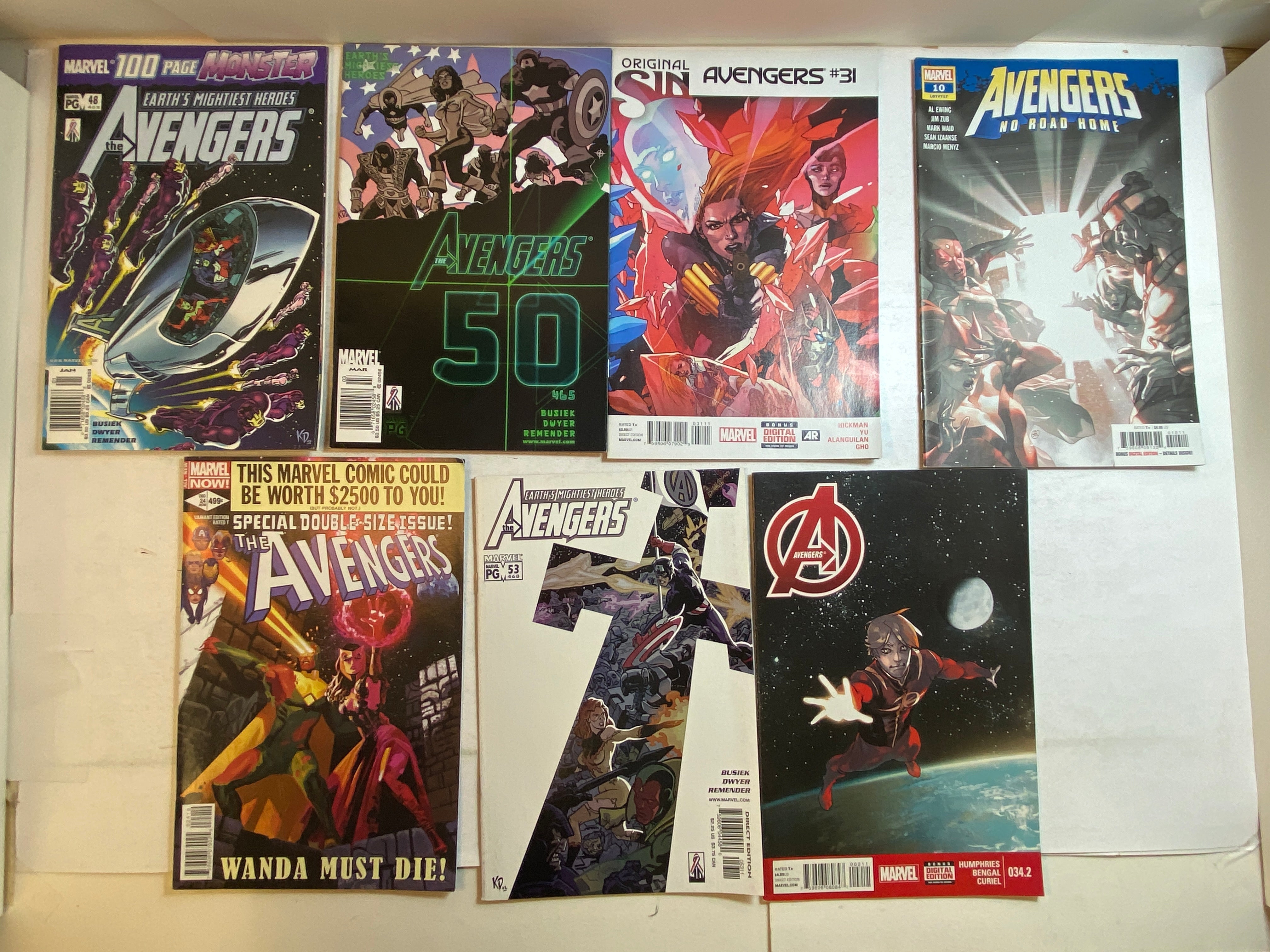 Lot of 11 Avengers Mixed Title Marvel Comics 1993-2019