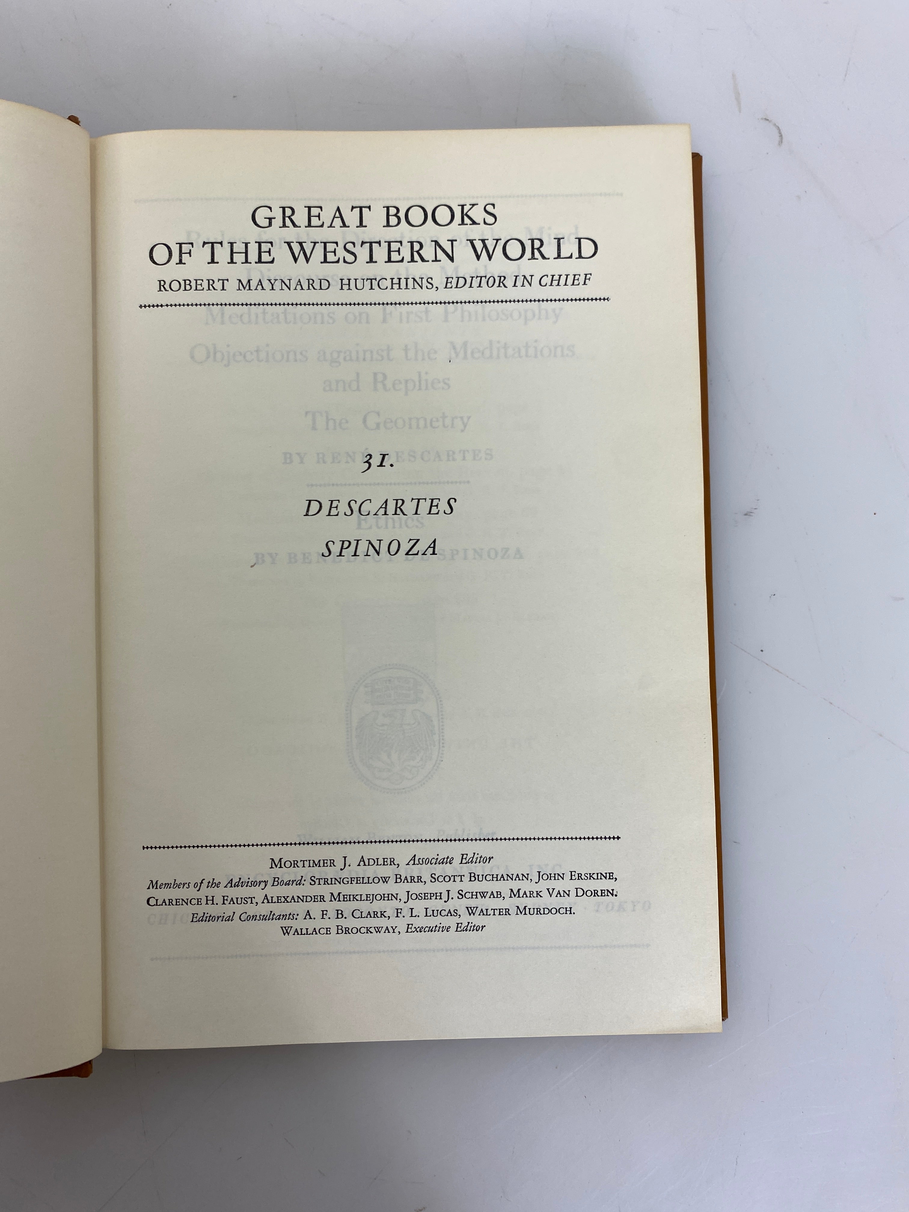 Lot of 11 Britannica Great Books of the Western World 1952 HC