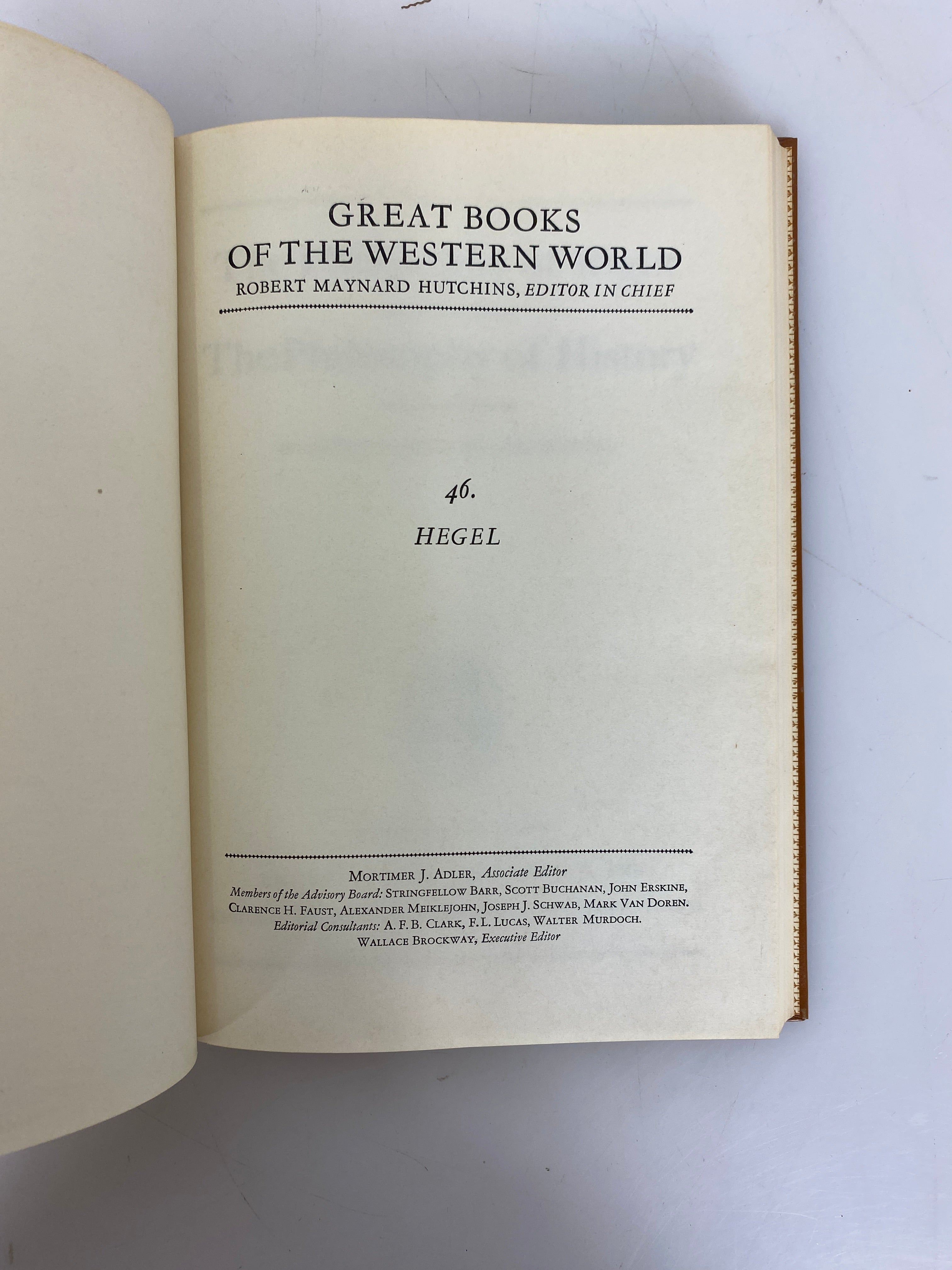 Lot of 11 Britannica Great Books of the Western World 1952 HC