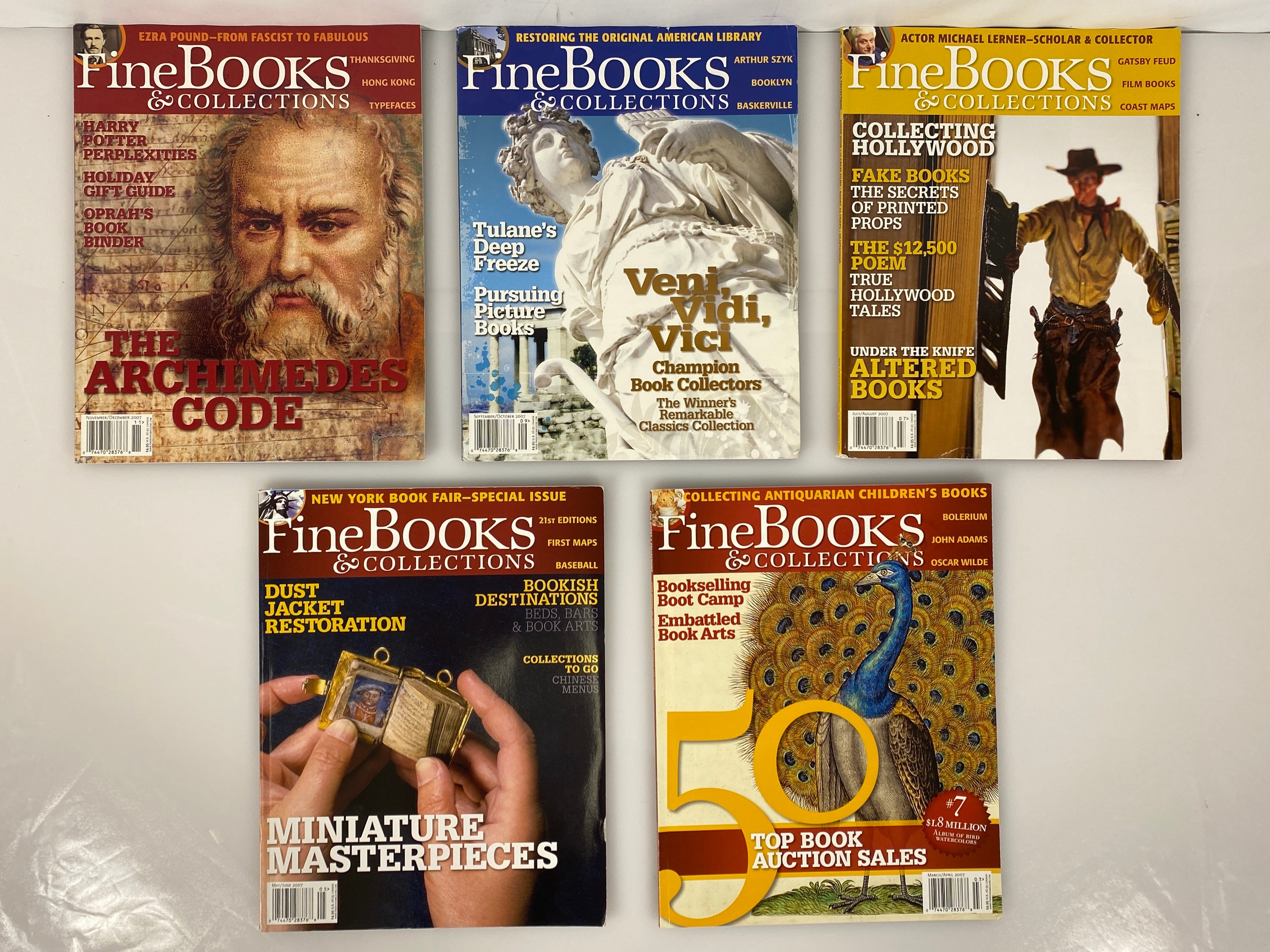 Lot of 11 Fine Books and Collections (2007-2008) Magazine