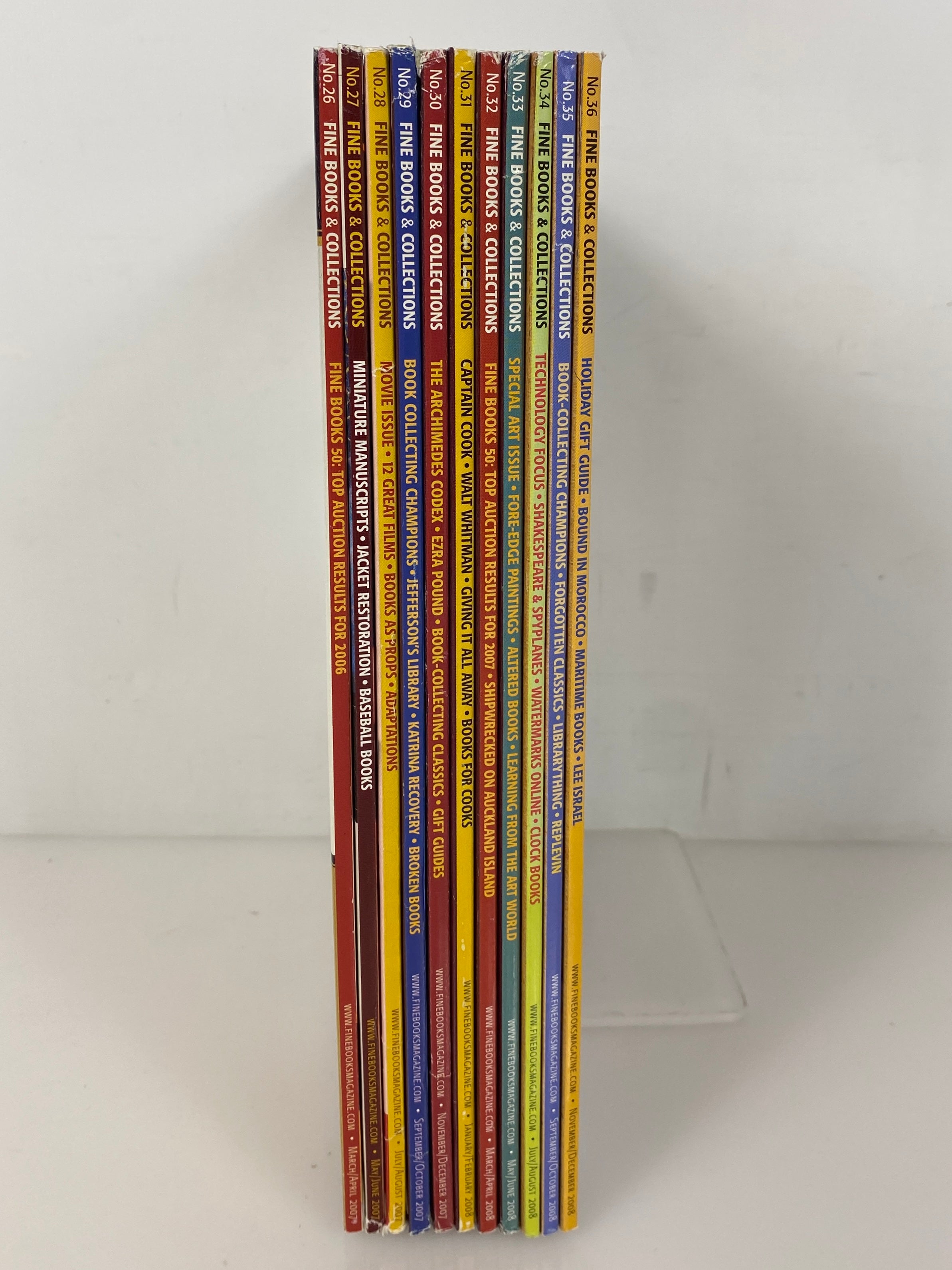 Lot of 11 Fine Books and Collections (2007-2008) Magazine