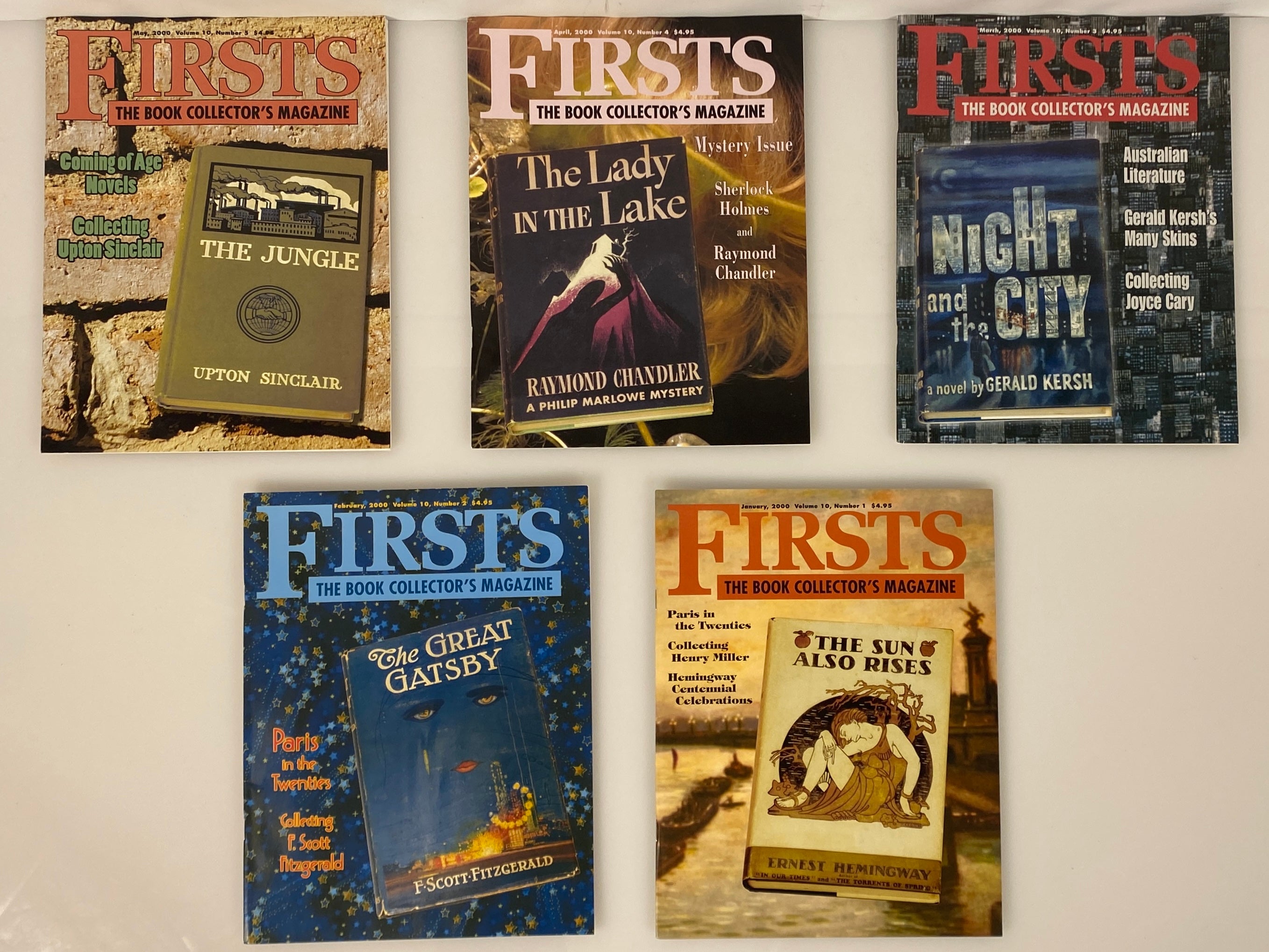 Lot of 11 Firsts Book Collector's Magazine (2000 Full Year)