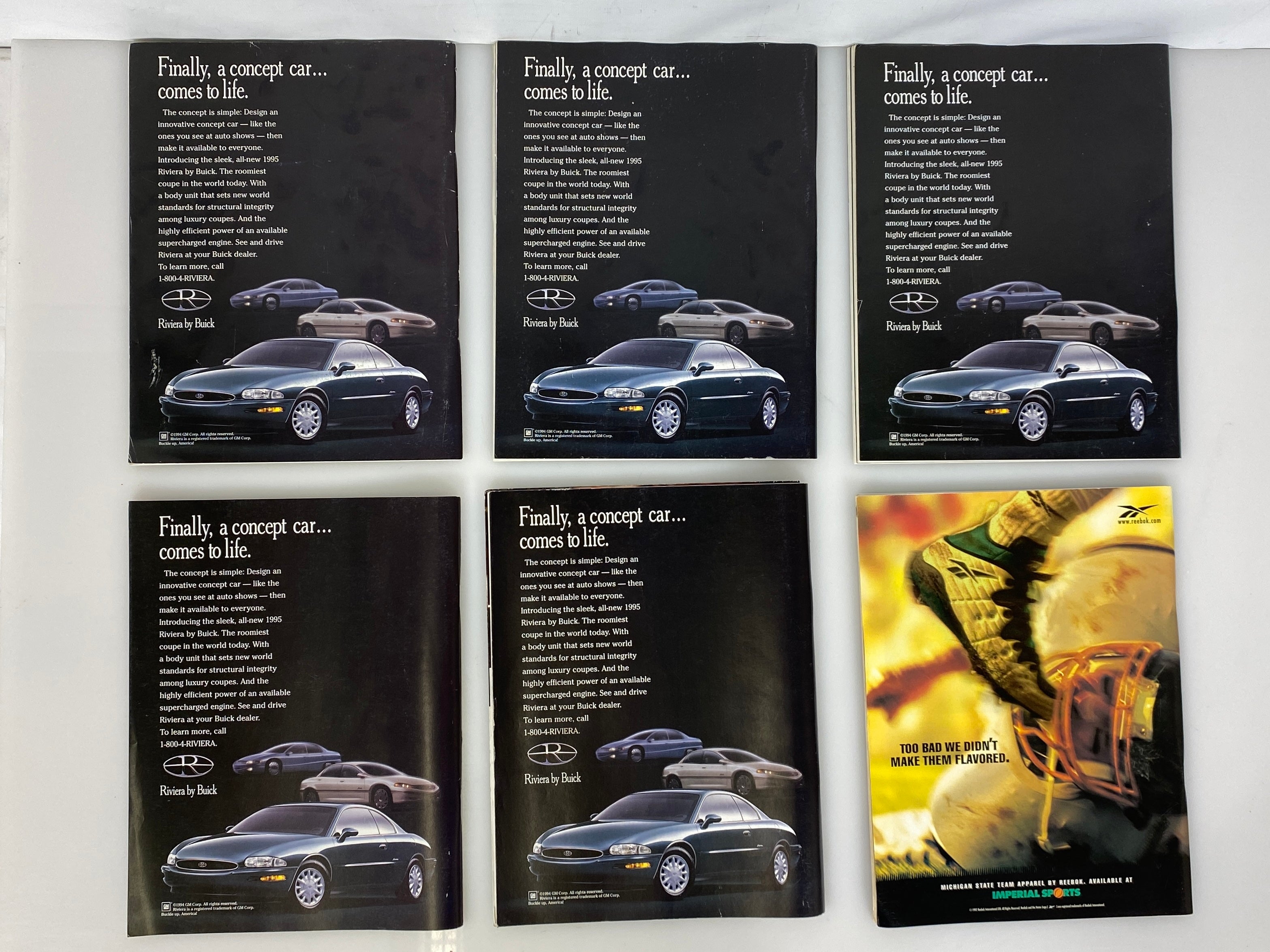Lot of 11 Michigan State MSU Football Programs 1994-1996