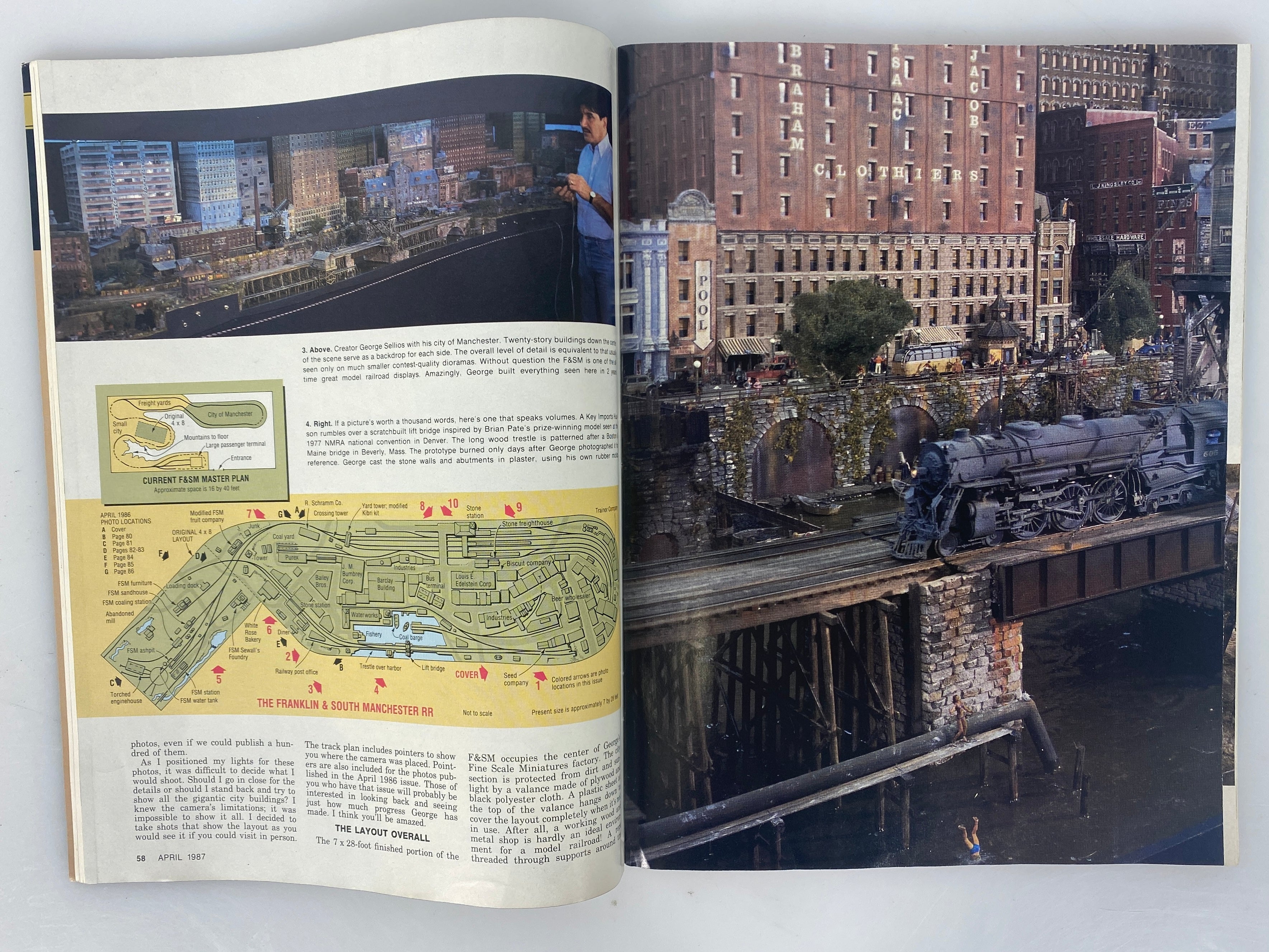 Lot of 11 Model Railroader Magazine (1987, Missing December)