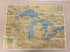 Lot of 11 Nat Geo The Making of America Maps-Far West/Deep South/Great Lakes