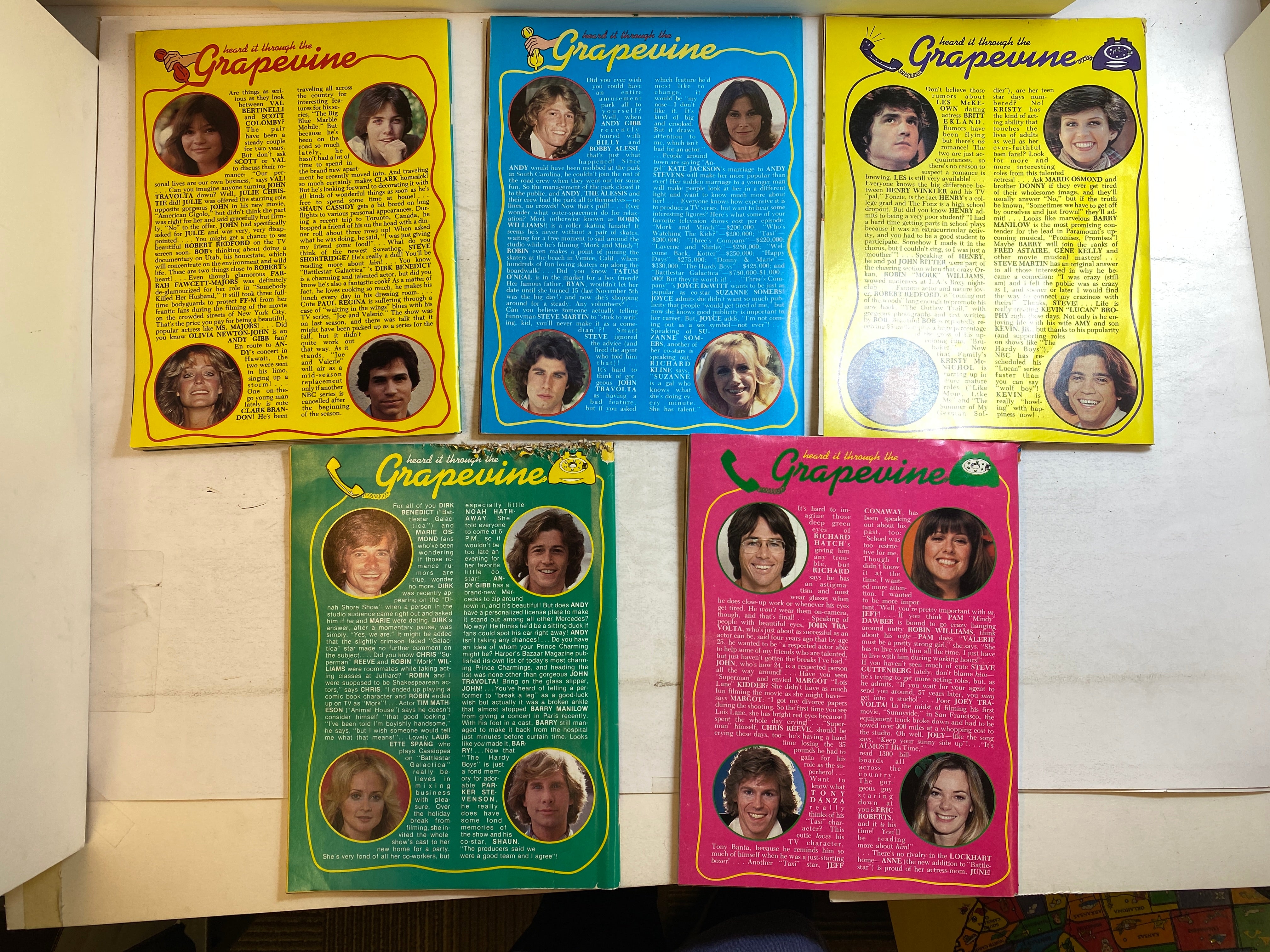 Lot of 11 Tiger Beat Star Magazines 1978-1979