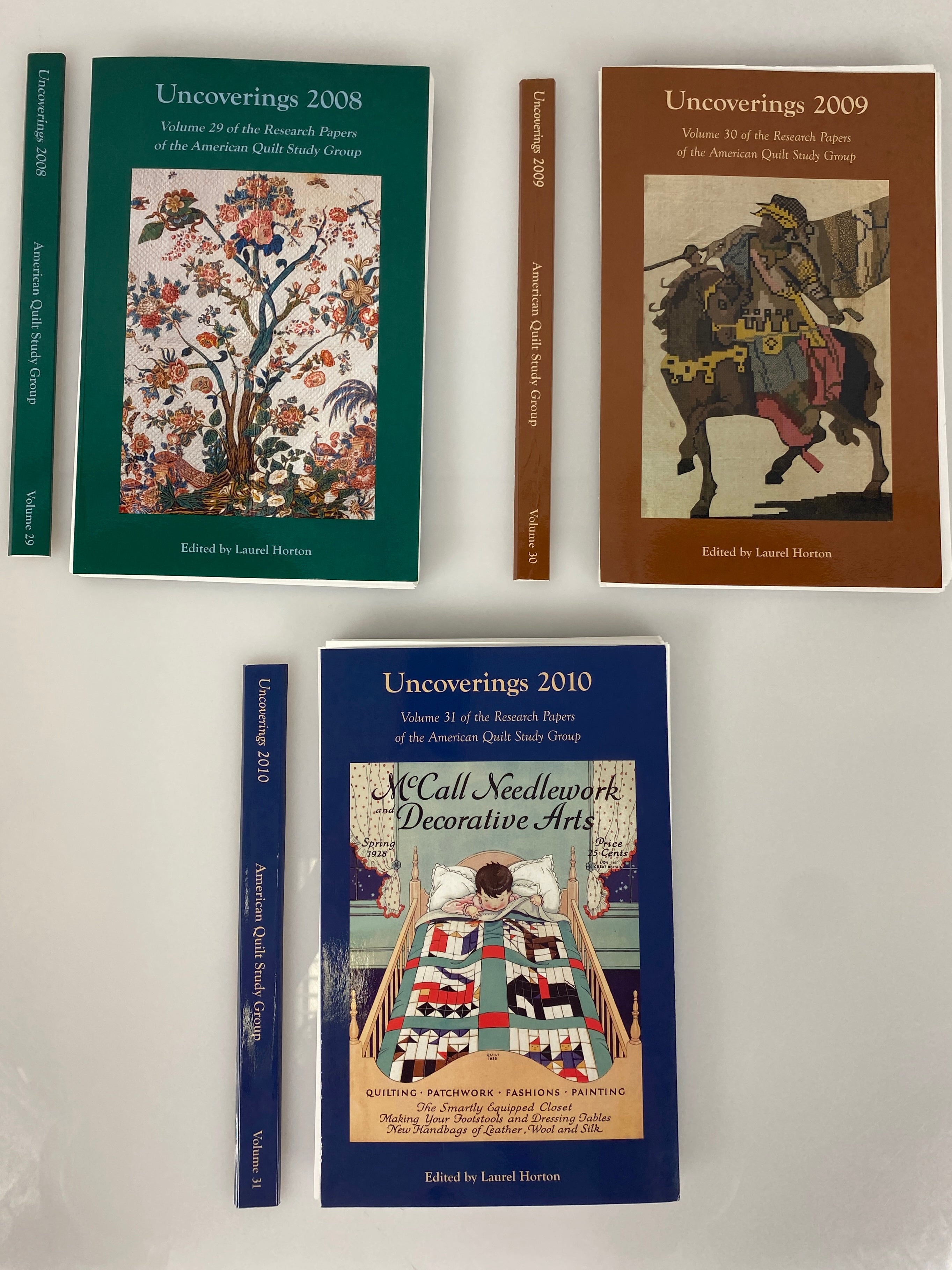 Lot of 11 Uncoverings: American Quilt Study Group (2000s) Unbound
