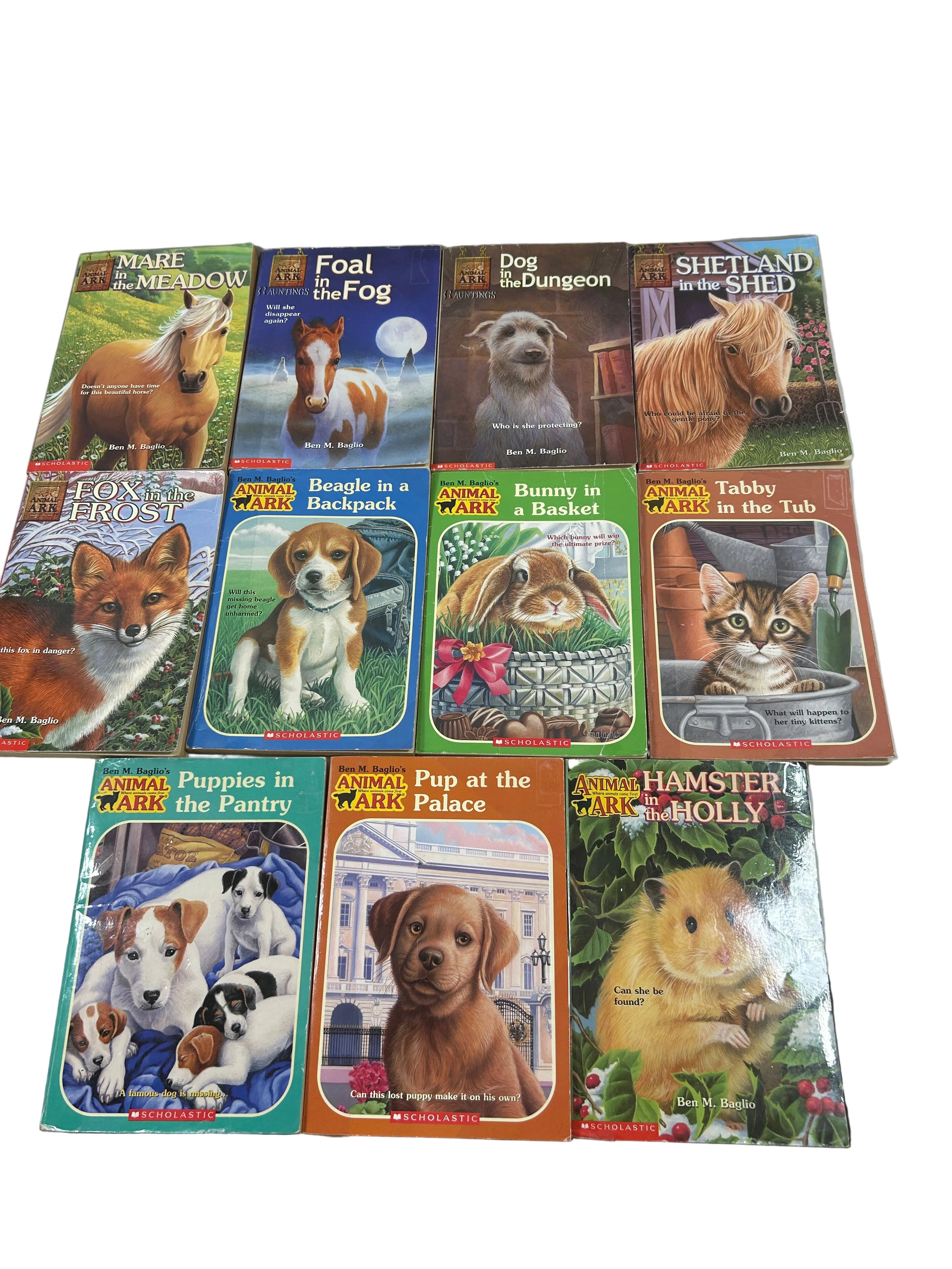 Lot of 11 Vintage 1990’s Animal Ark Paperback Books Scholastic SC