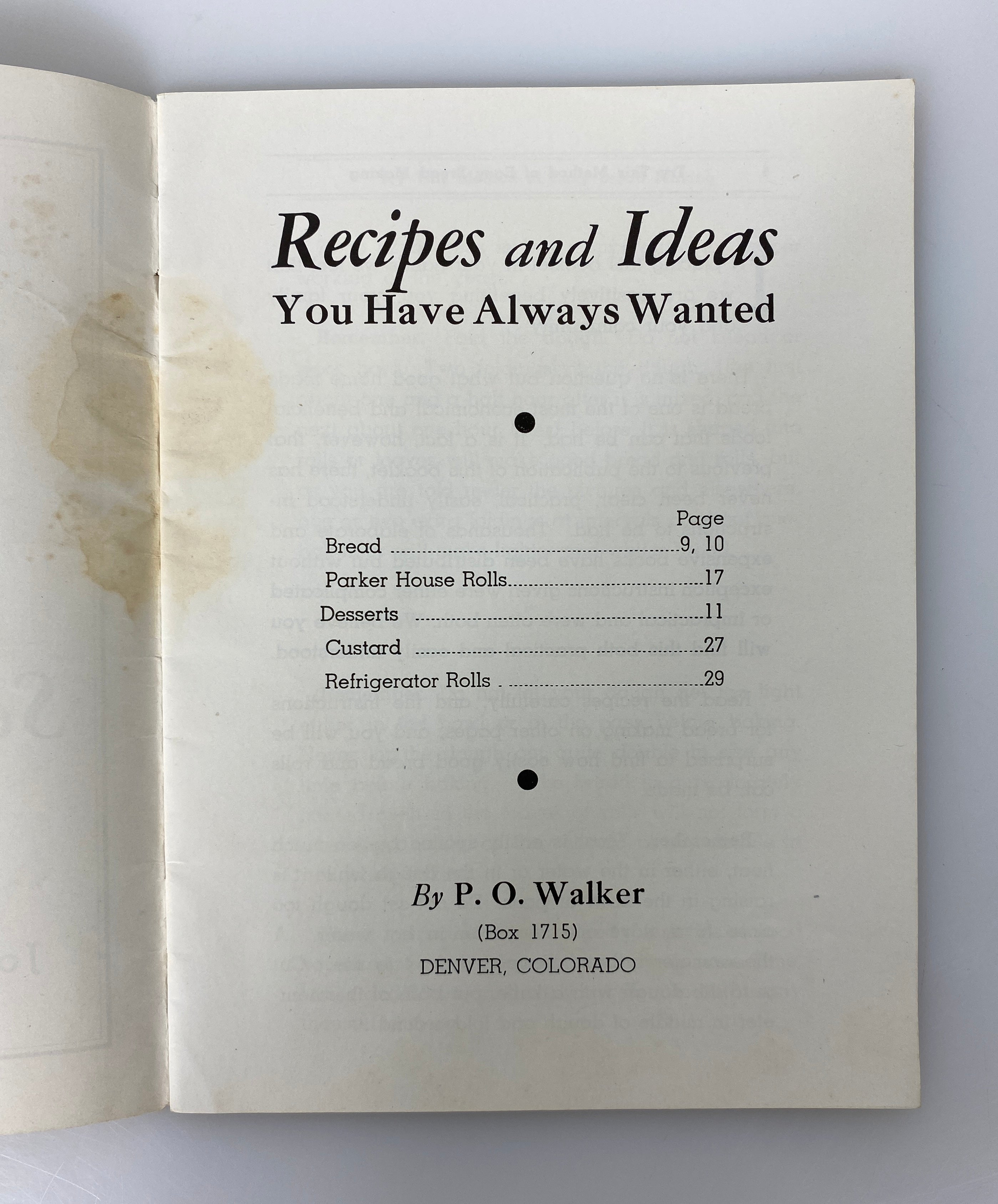 Lot of 11 Vintage Baking Recipe Books incl Spry Shortening/Rowena/Clabber Girl