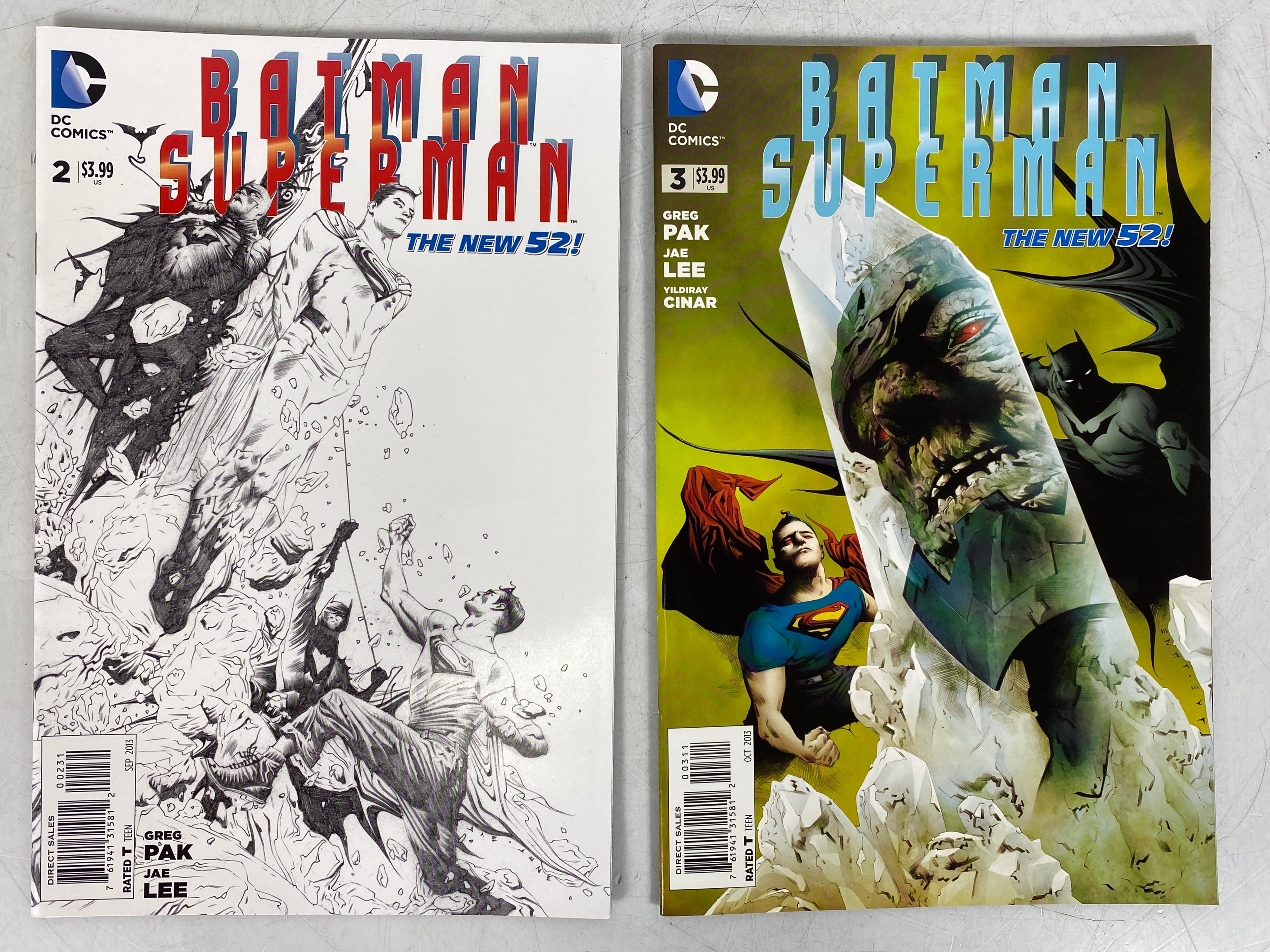 Lot of 12 Batman/Superman #1-9 Includes Variants (2013)