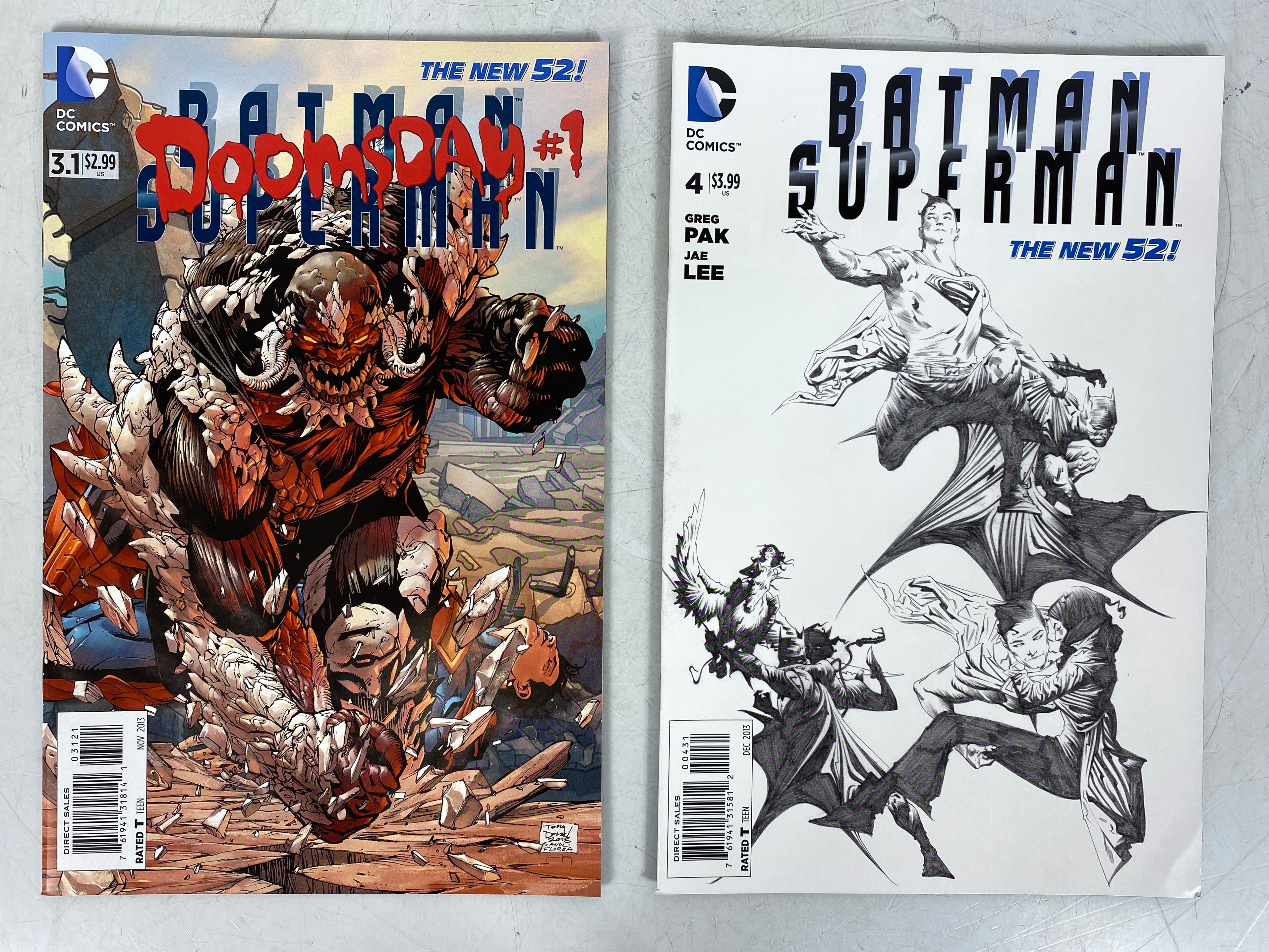 Lot of 12 Batman/Superman #1-9 Includes Variants (2013)