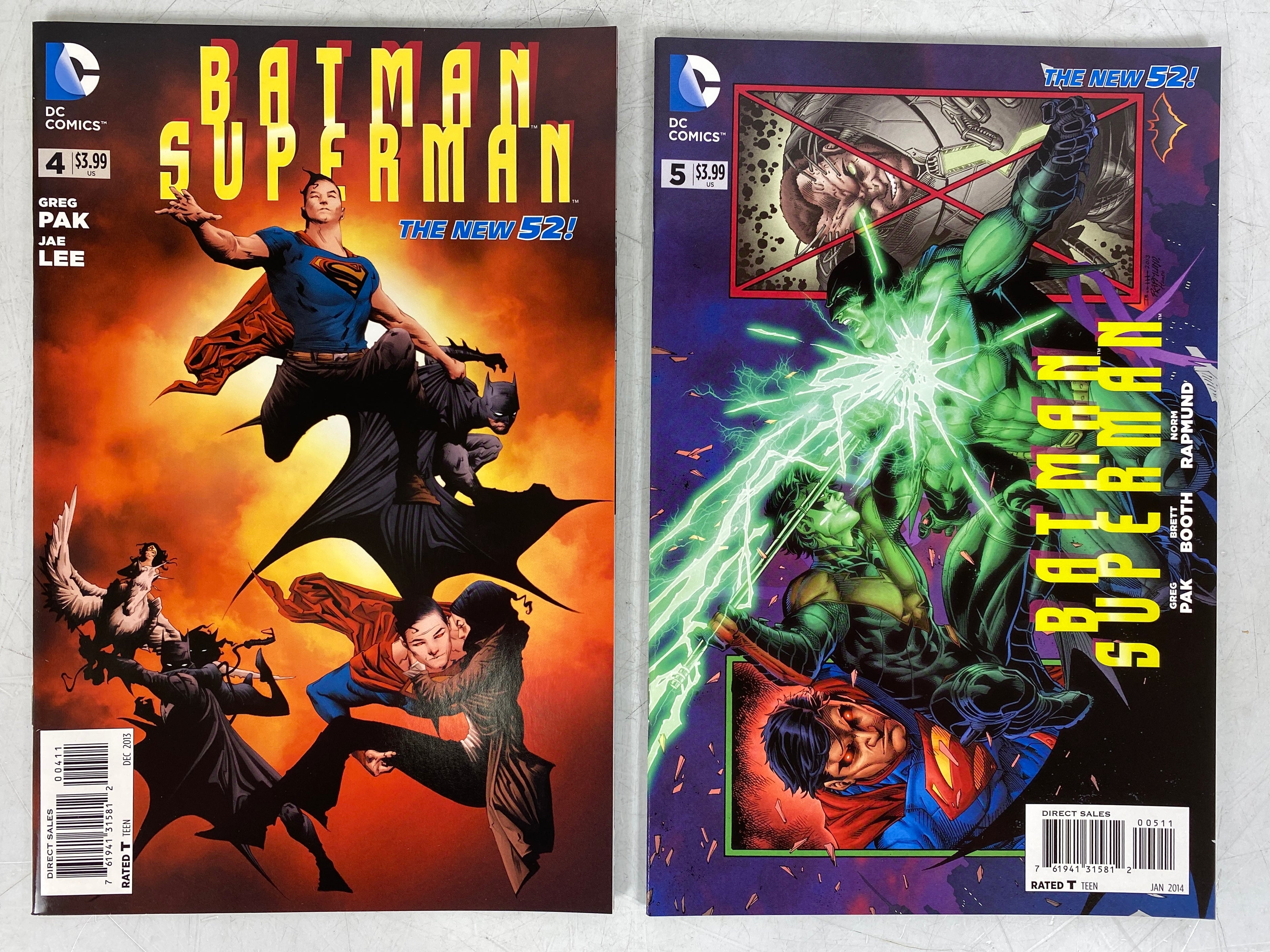 Lot of 12 Batman/Superman #1-9 Includes Variants (2013)
