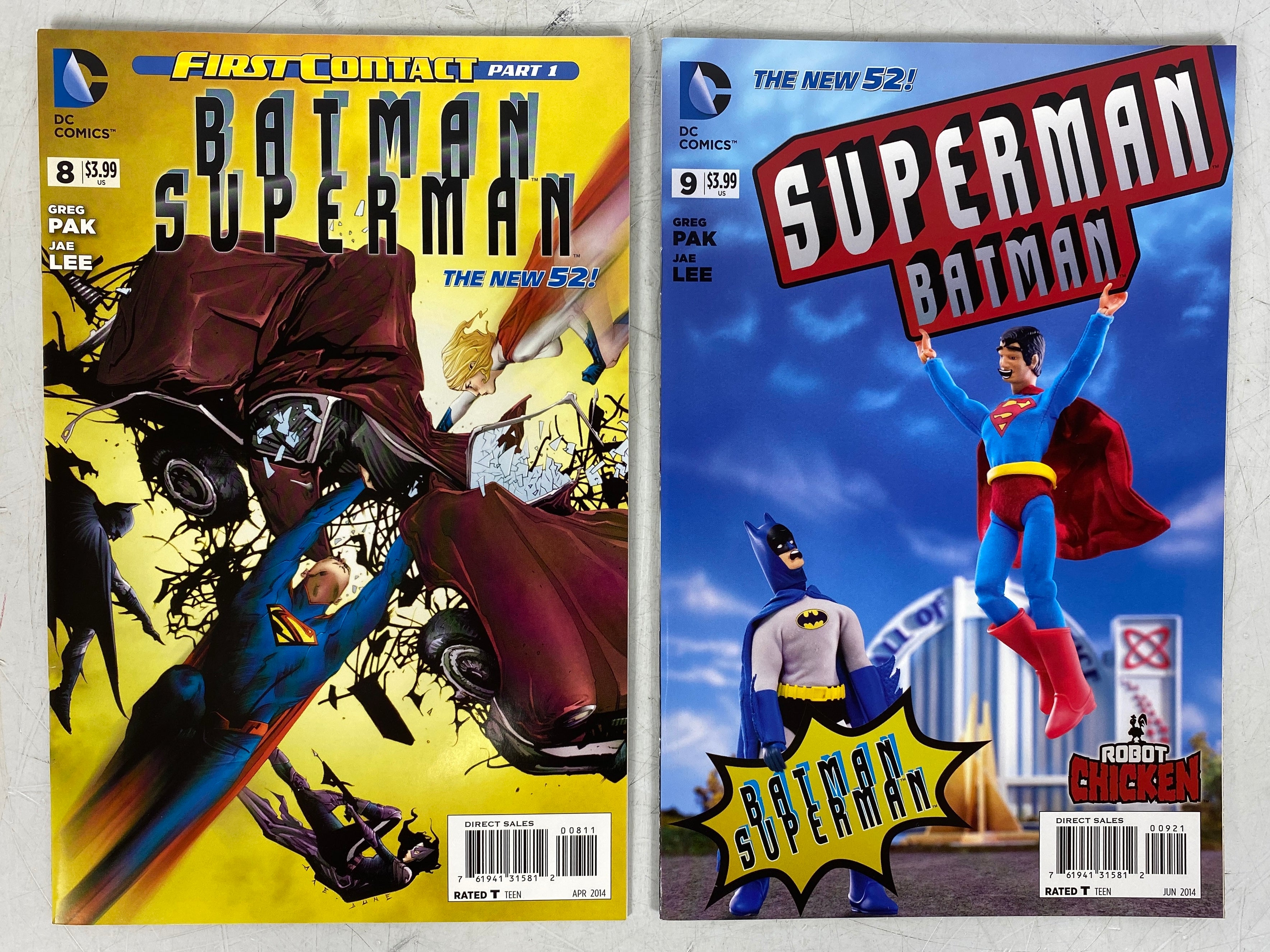 Lot of 12 Batman/Superman #1-9 Includes Variants (2013)