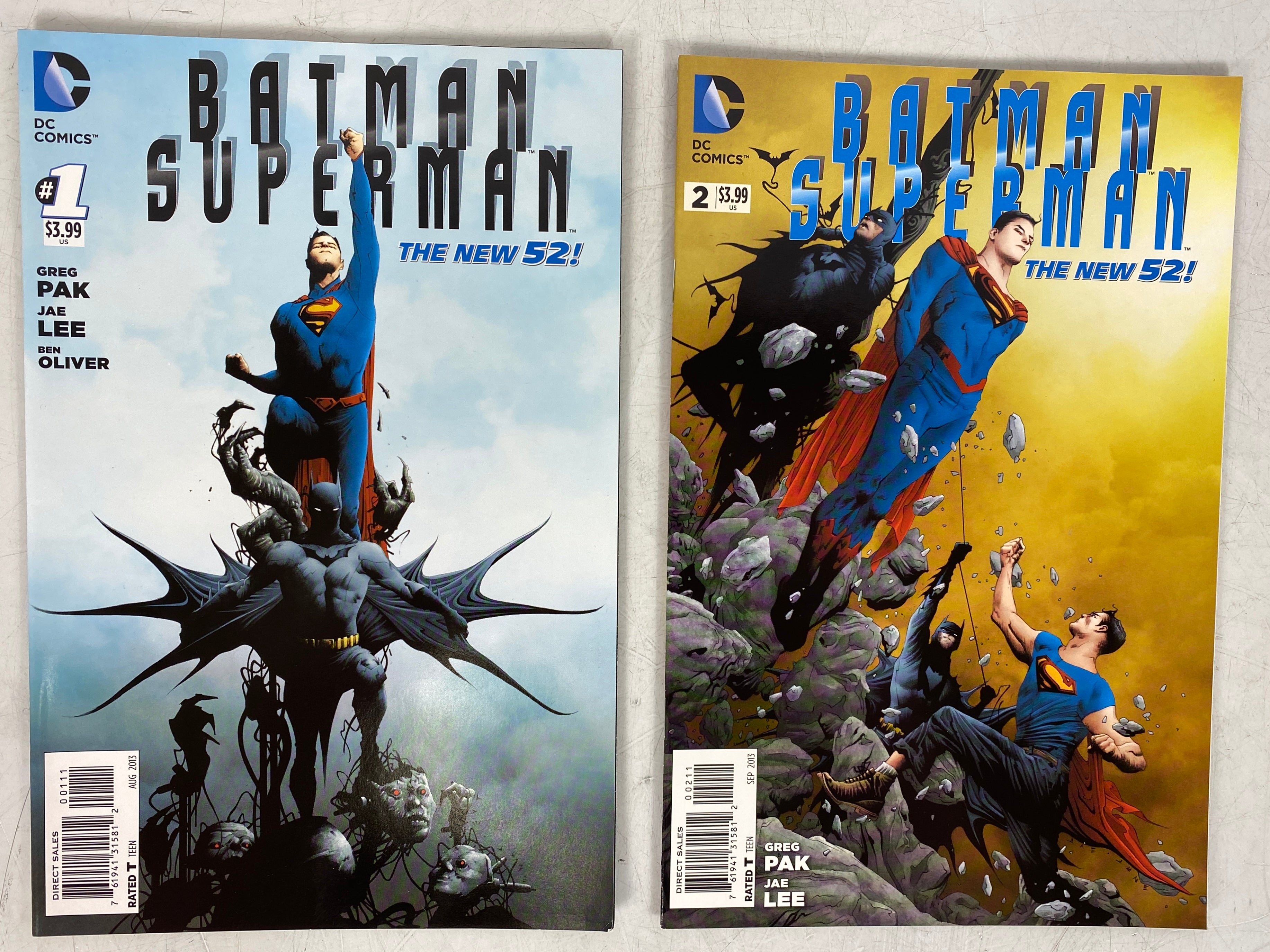 Lot of 12 Batman/Superman #1-9 Includes Variants (2013)