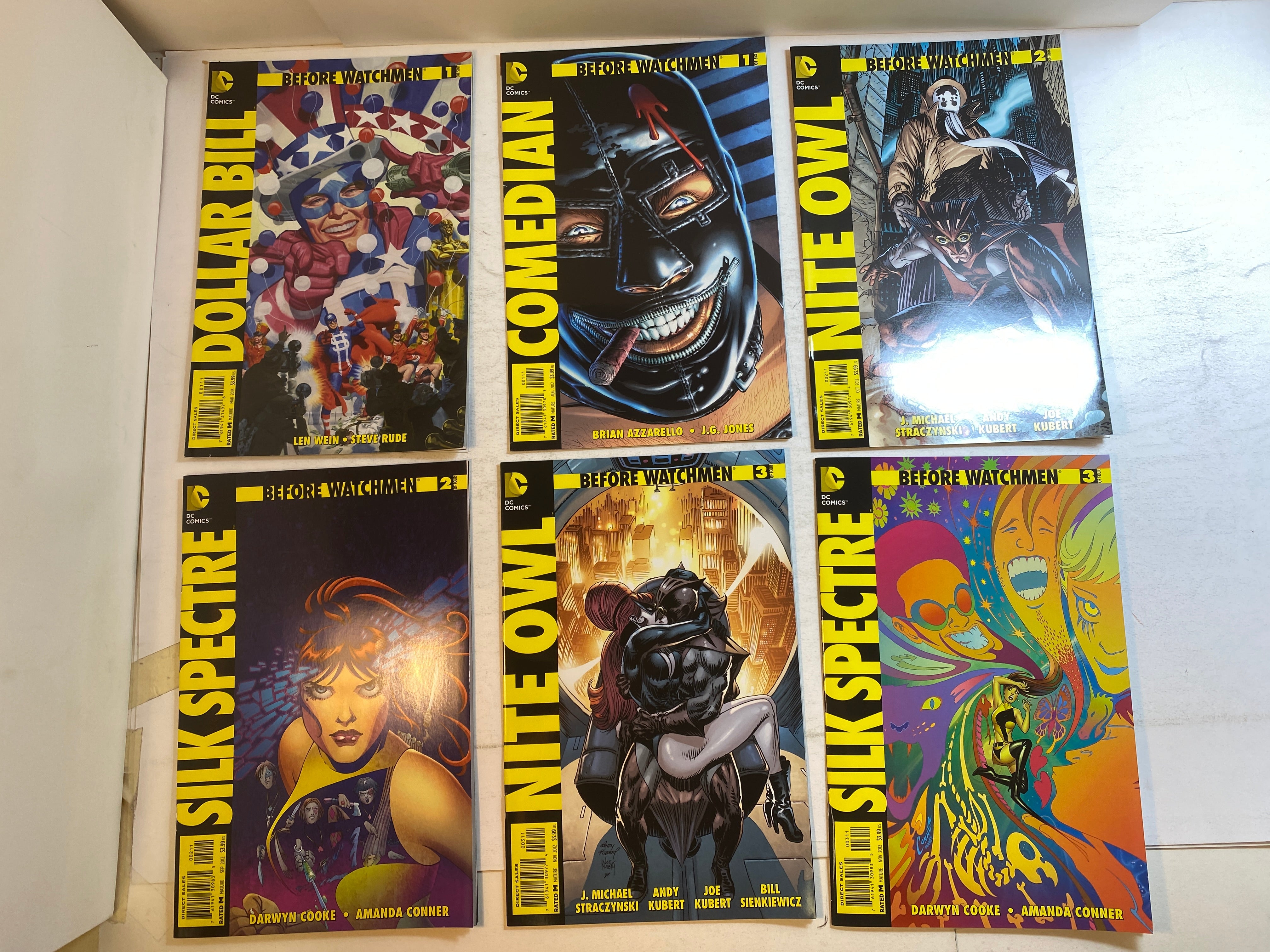 Lot of 12 Before Watchmen Comics DC 2012-2013
