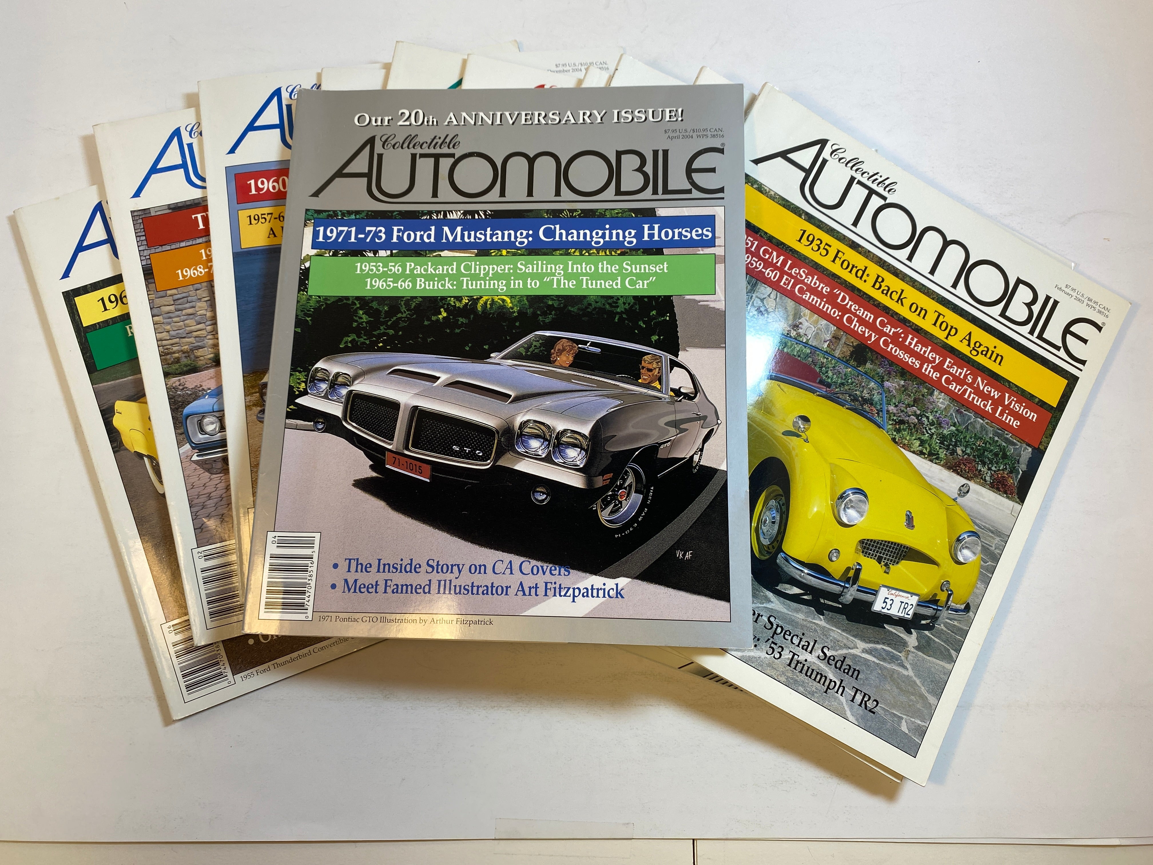 Lot of 12 Collectible Automobile Magazine 2003-2004