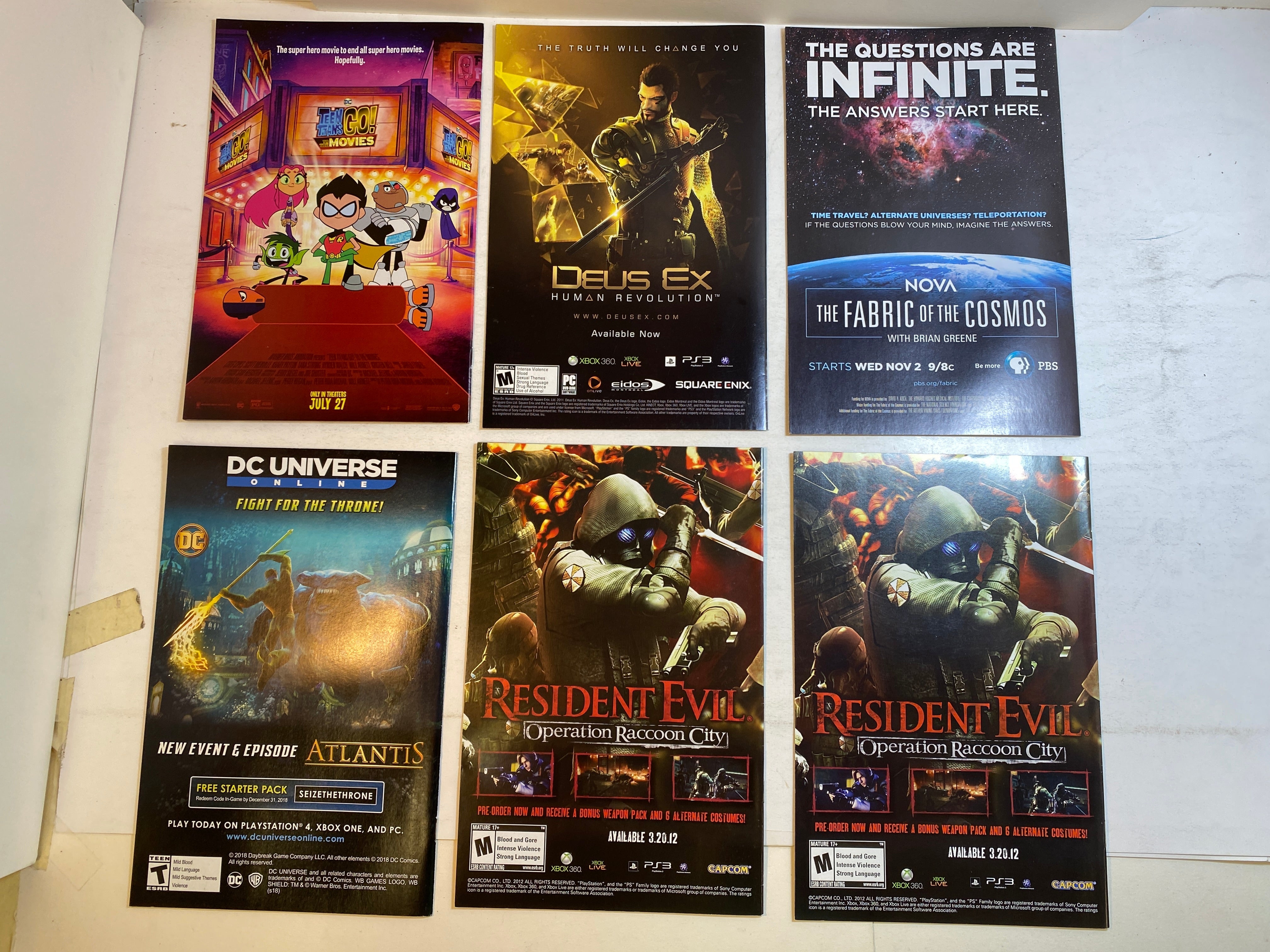 Lot of 12 Justice League Dark DC Comics w/ variant covers 2011-2018