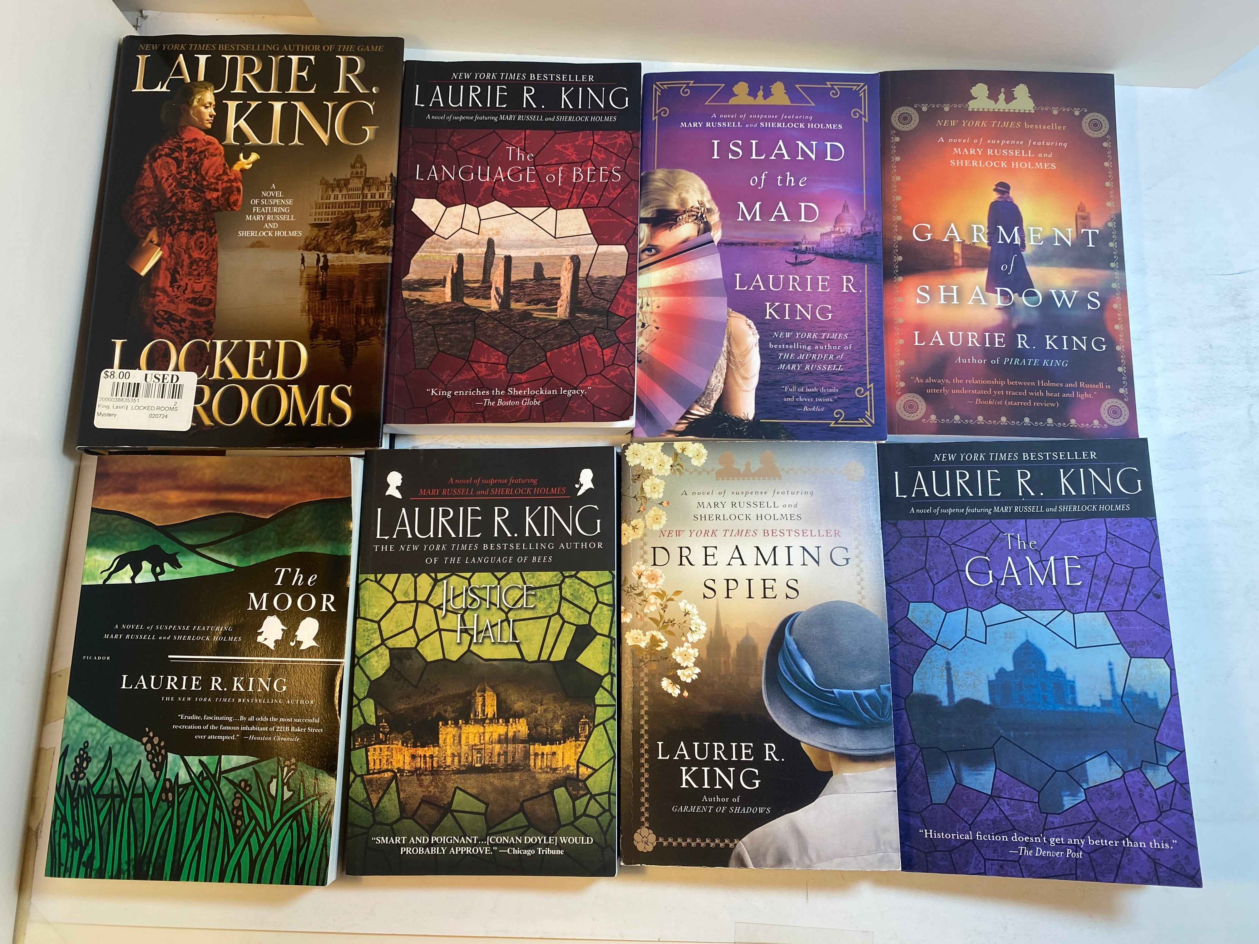 Lot of 12 Laurie King Mary Russel Sherlock Holmes Mystery Books 1998-2019