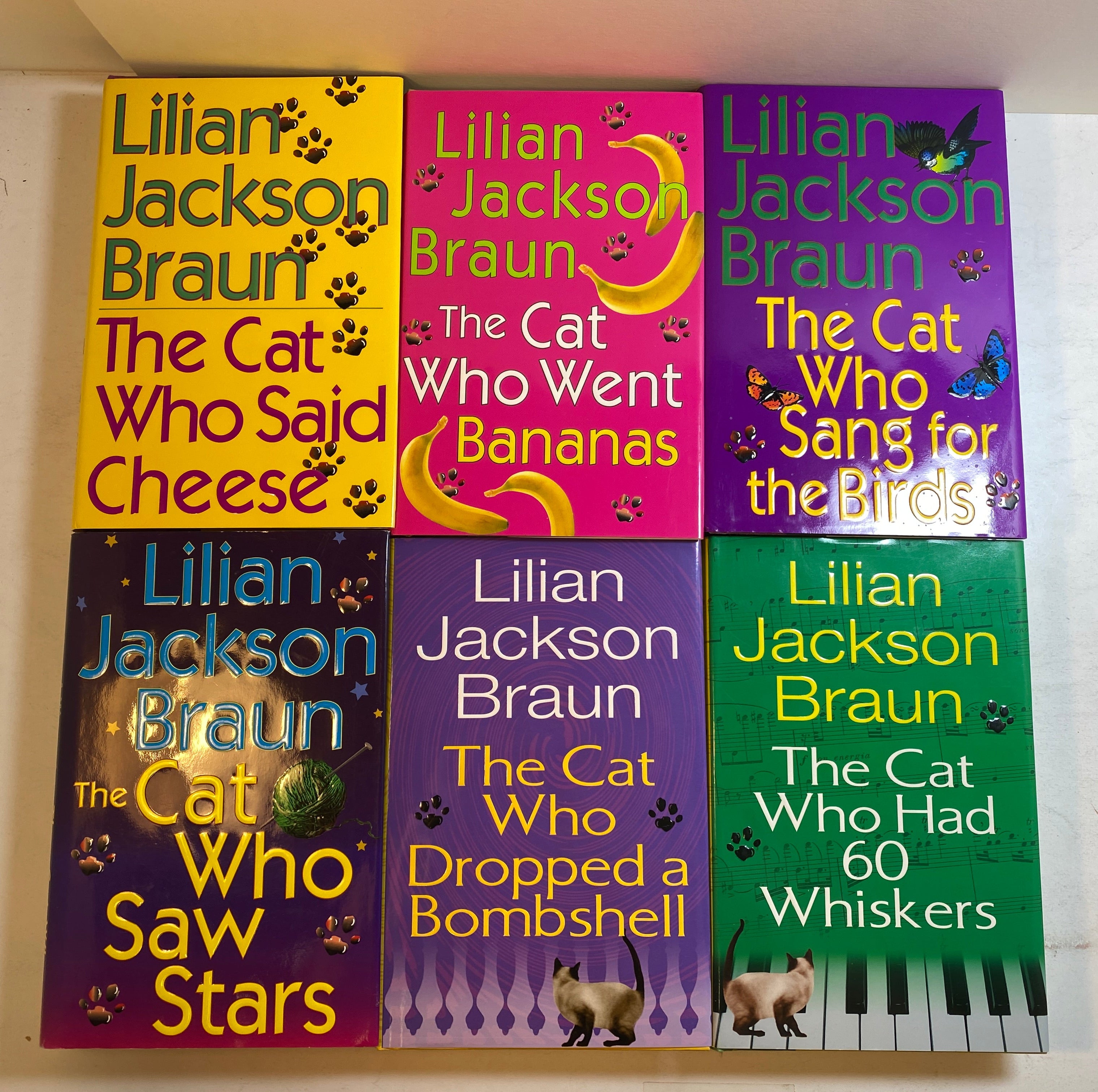 Lot of 12 Lillian Jackson Braun Cat Mysteries HCDJ 1996-2007