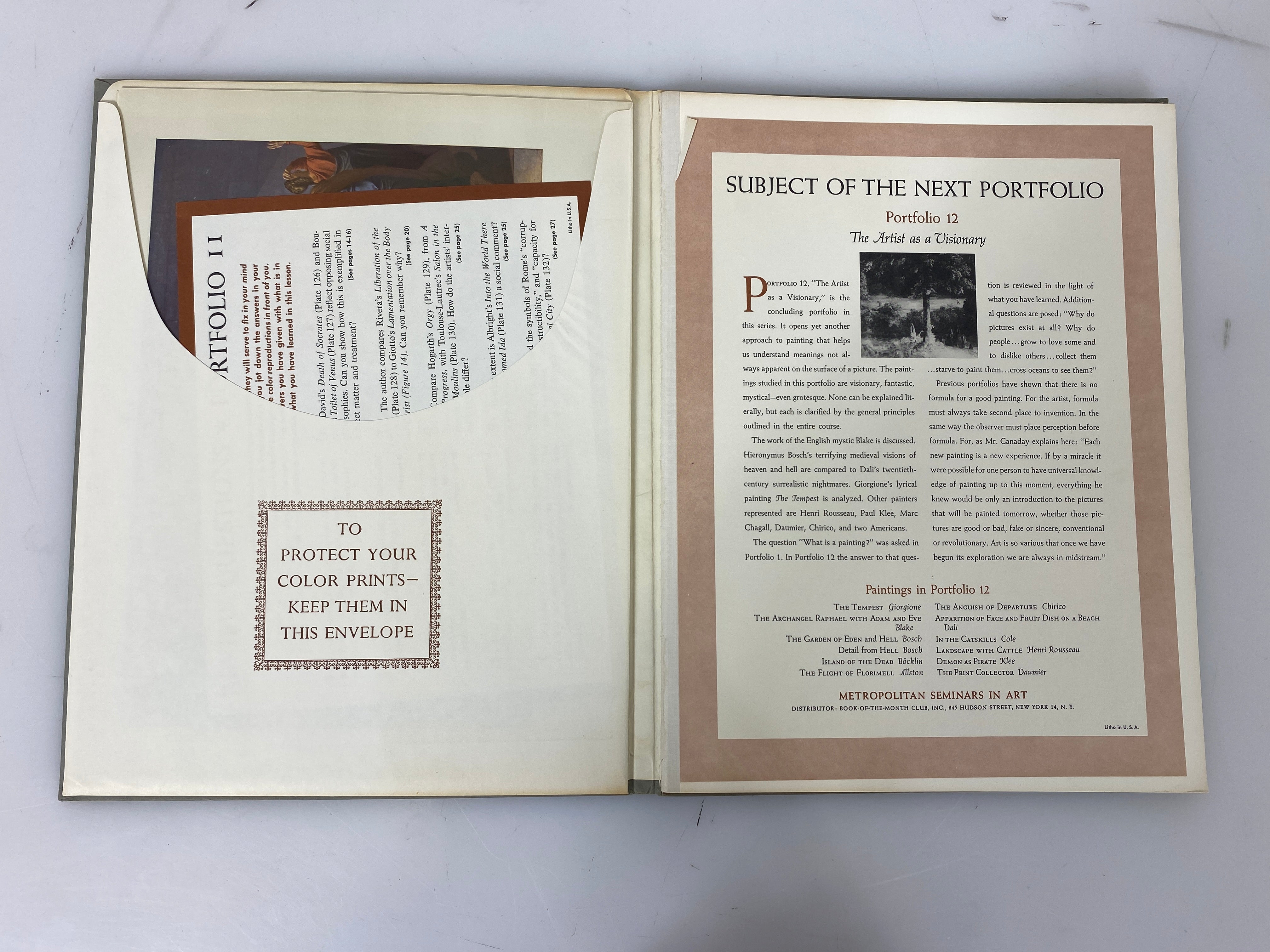 Lot of 12: Metropolitan Seminar in Arts by Canaday 1-12 1956-59 HC