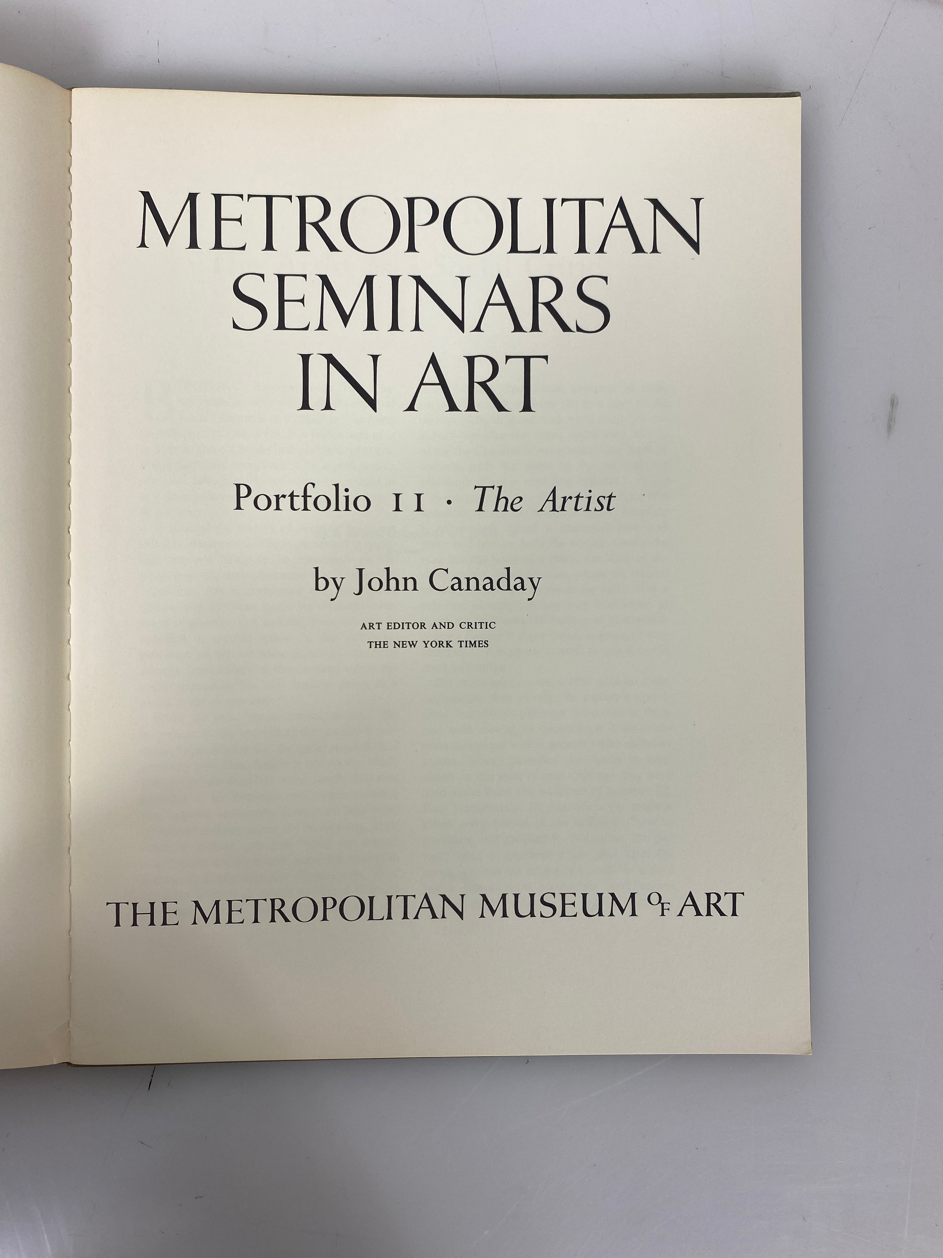 Lot of 12: Metropolitan Seminar in Arts by Canaday 1-12 1956-59 HC