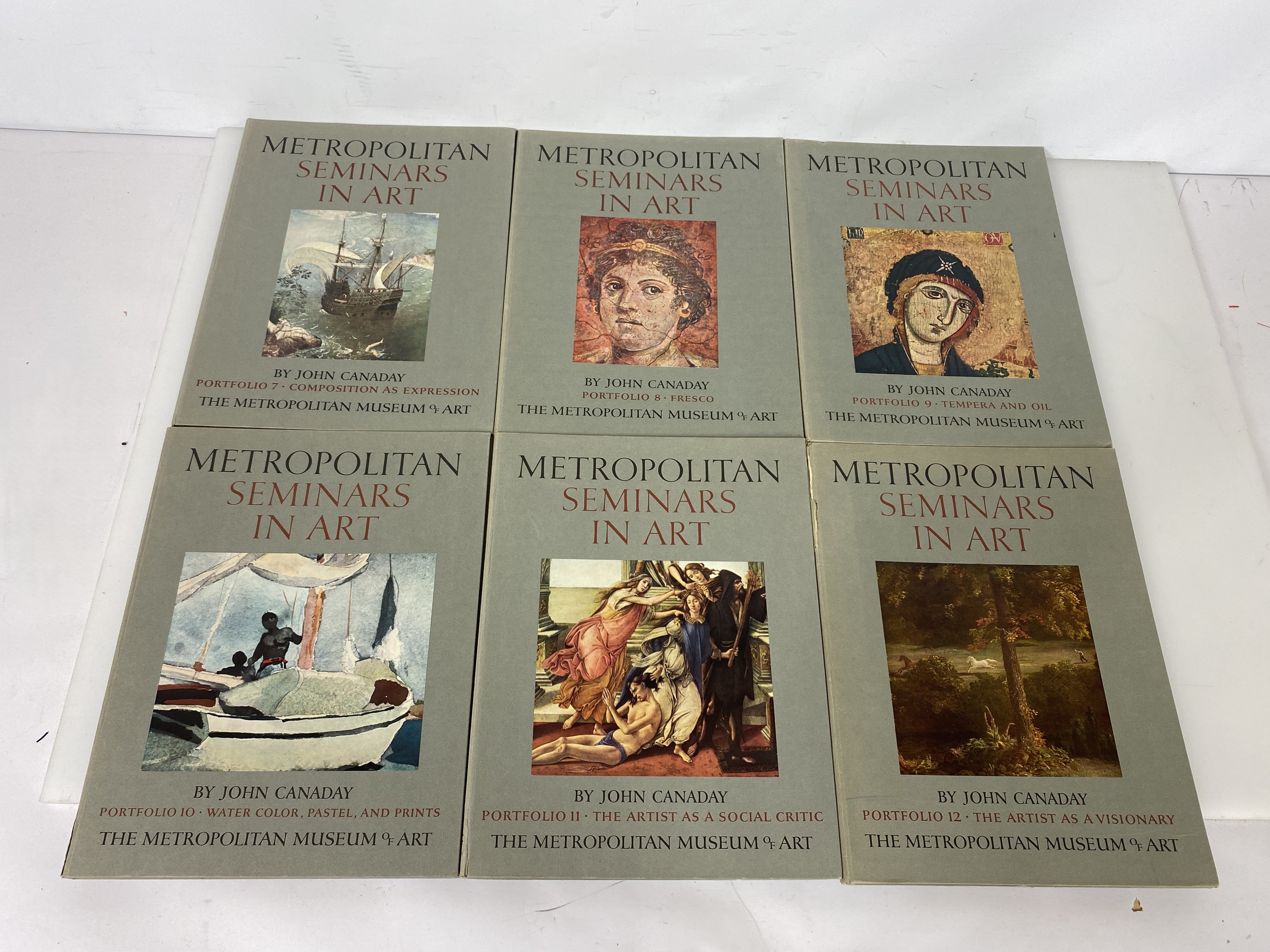 Lot of 12: Metropolitan Seminar in Arts by Canaday 1-12 1956-59 HC