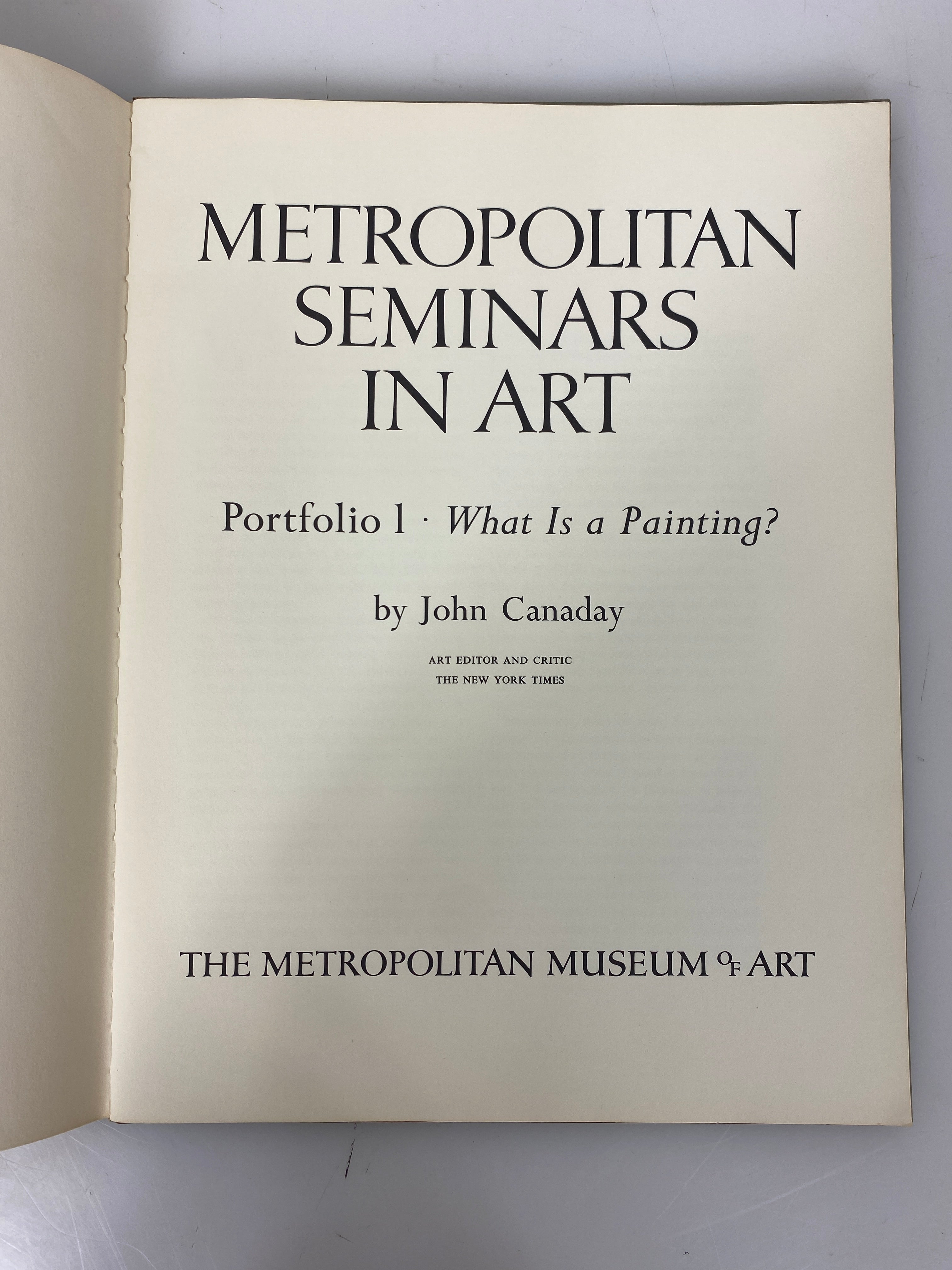 Lot of 12: Metropolitan Seminar in Arts by Canaday 1-12 1956-59 HC