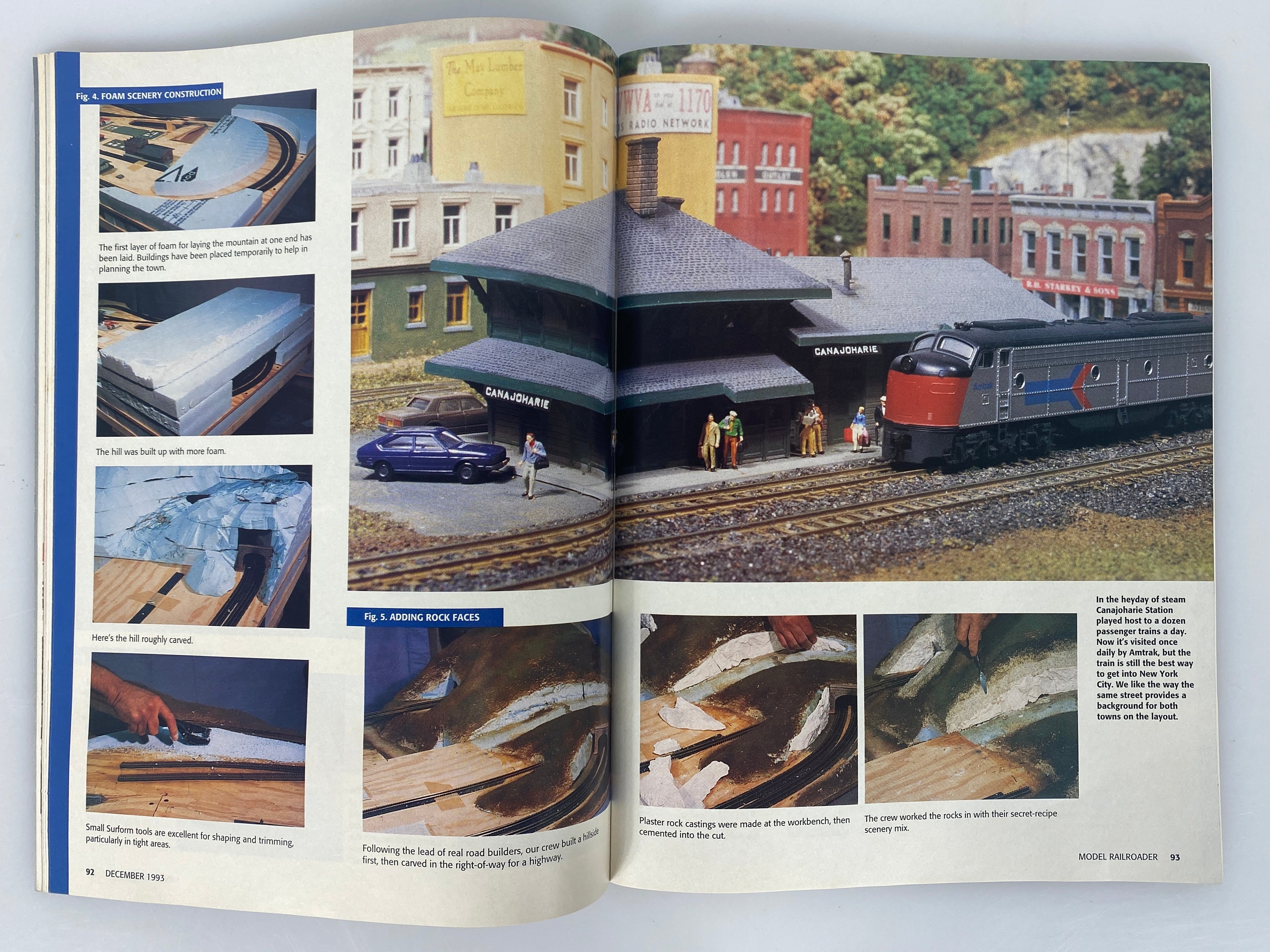 Lot of 12 Model Railroader Magazine (1993 Complete Year)