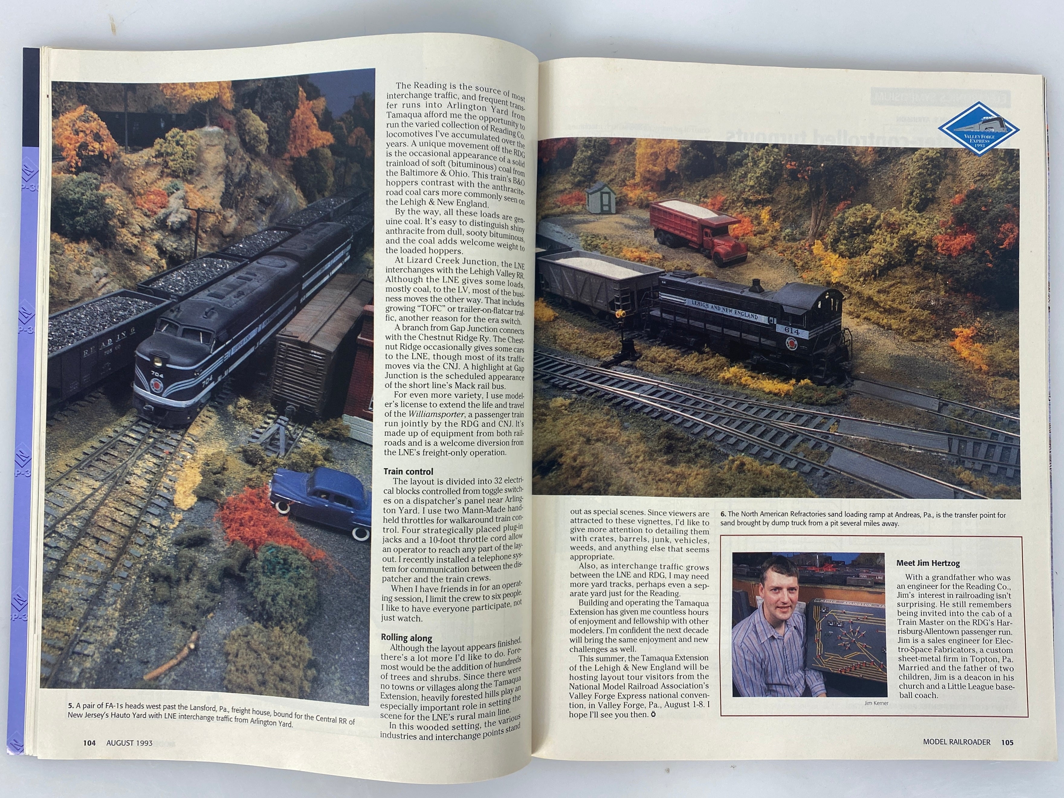Lot of 12 Model Railroader Magazine (1993 Complete Year)