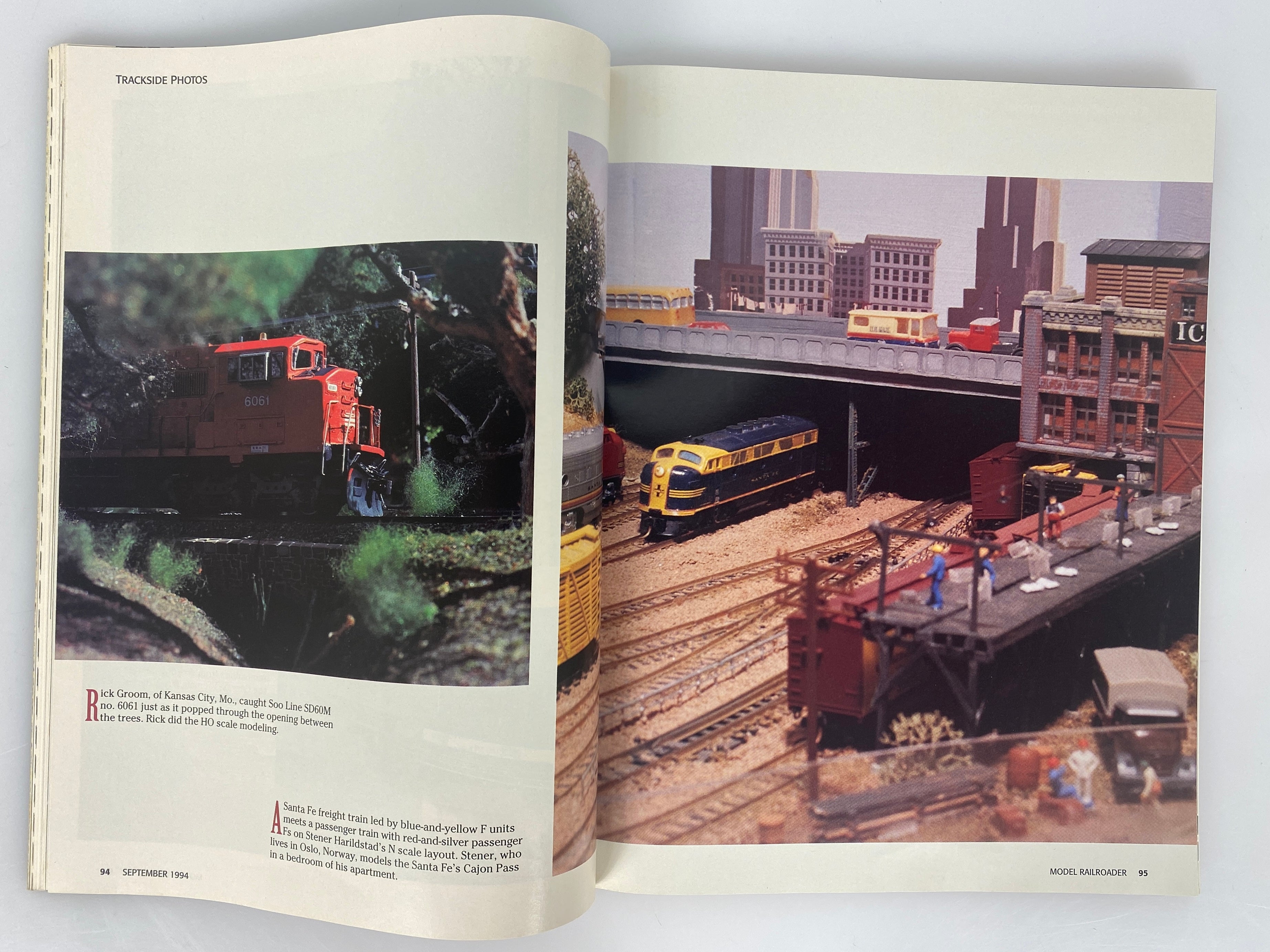 Lot of 12 Model Railroader Magazine (1994 Complete Year)