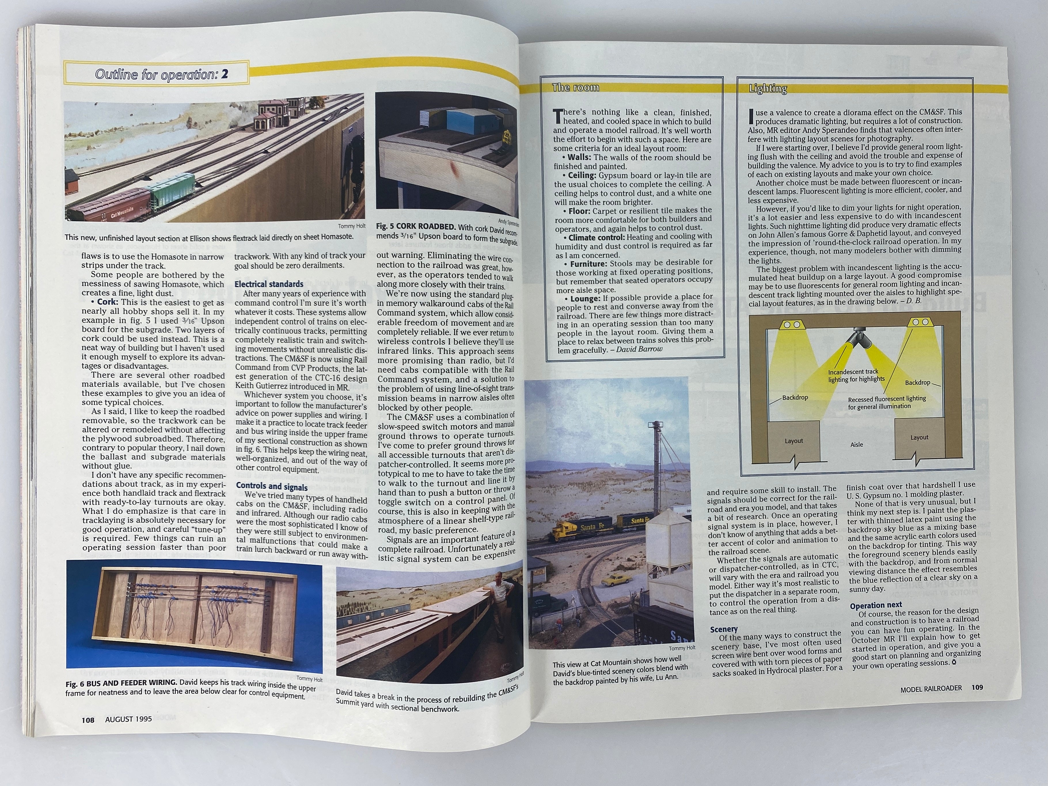 Lot of 12 Model Railroader Magazine (1995 Complete Year)