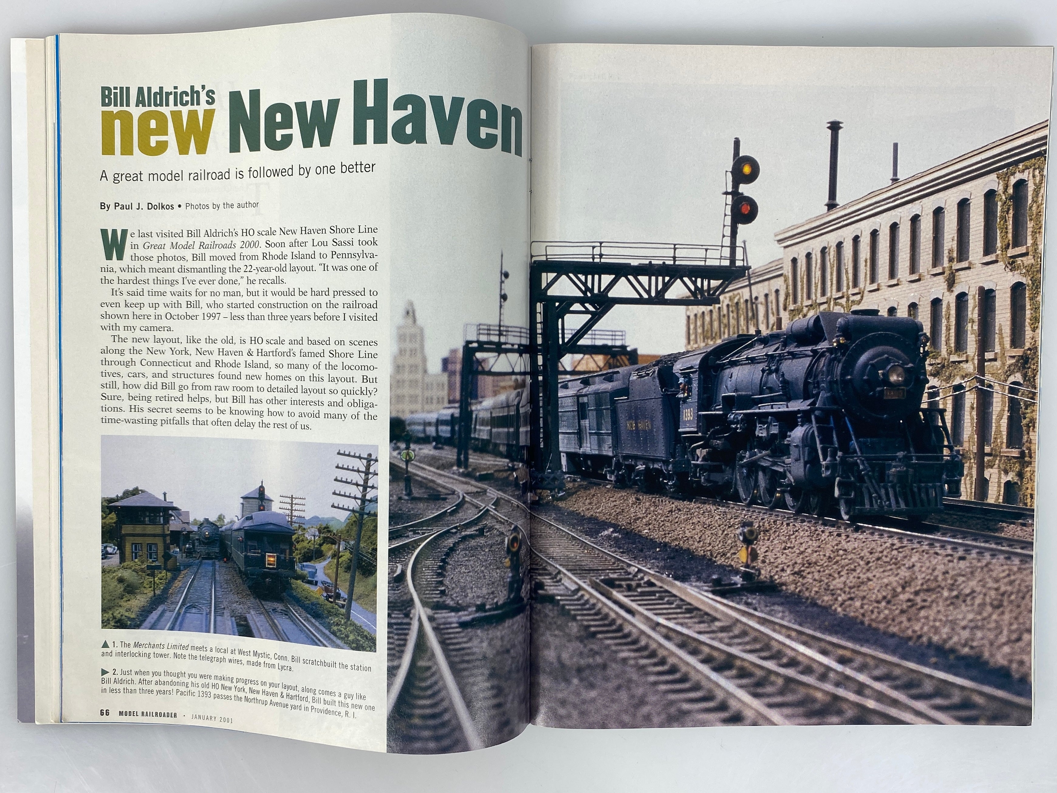 Lot of 12 Model Railroader Magazine (2001 Complete Year)