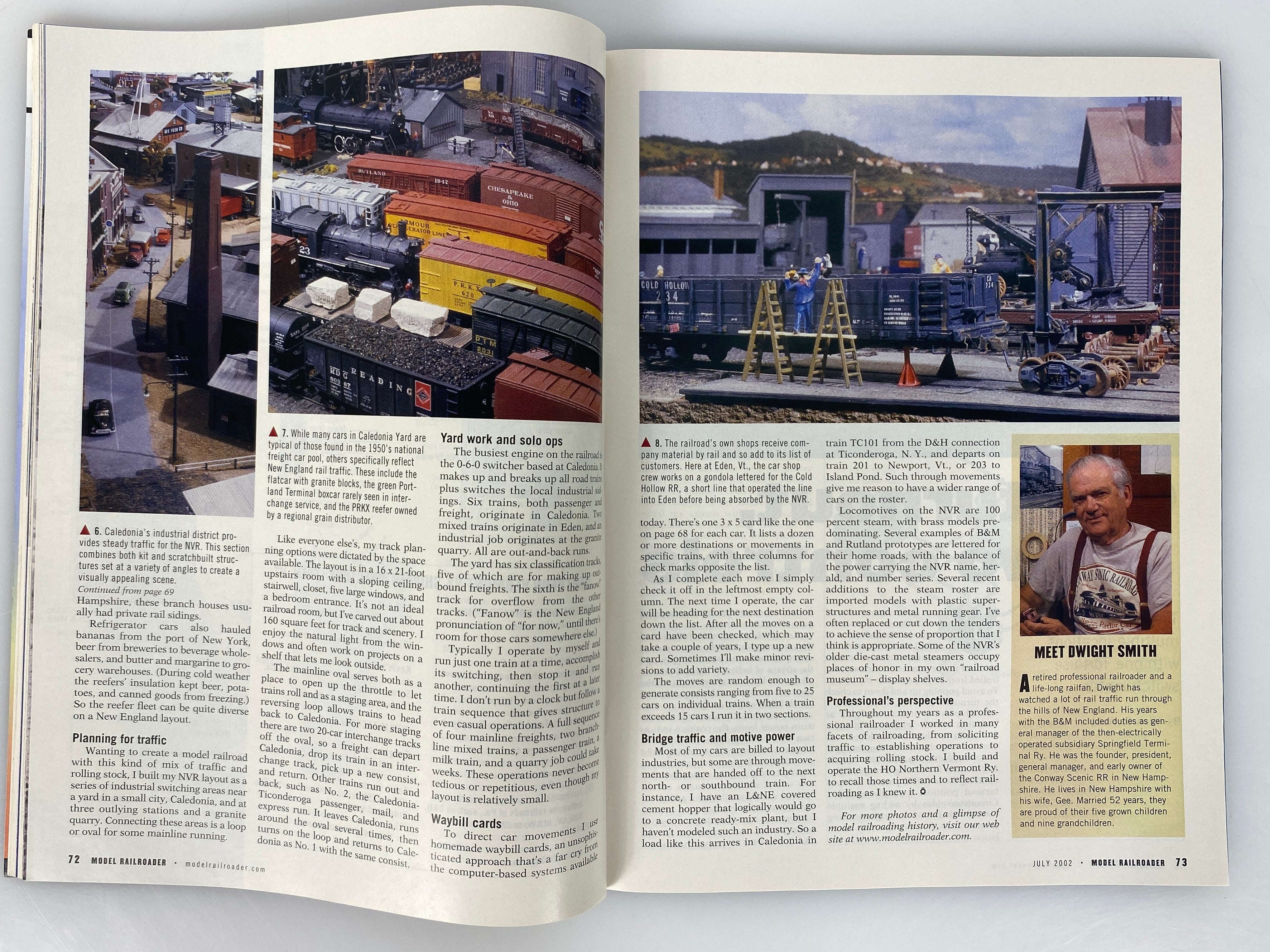 Lot of 12 Model Railroader Magazine (2002 Complete Year)
