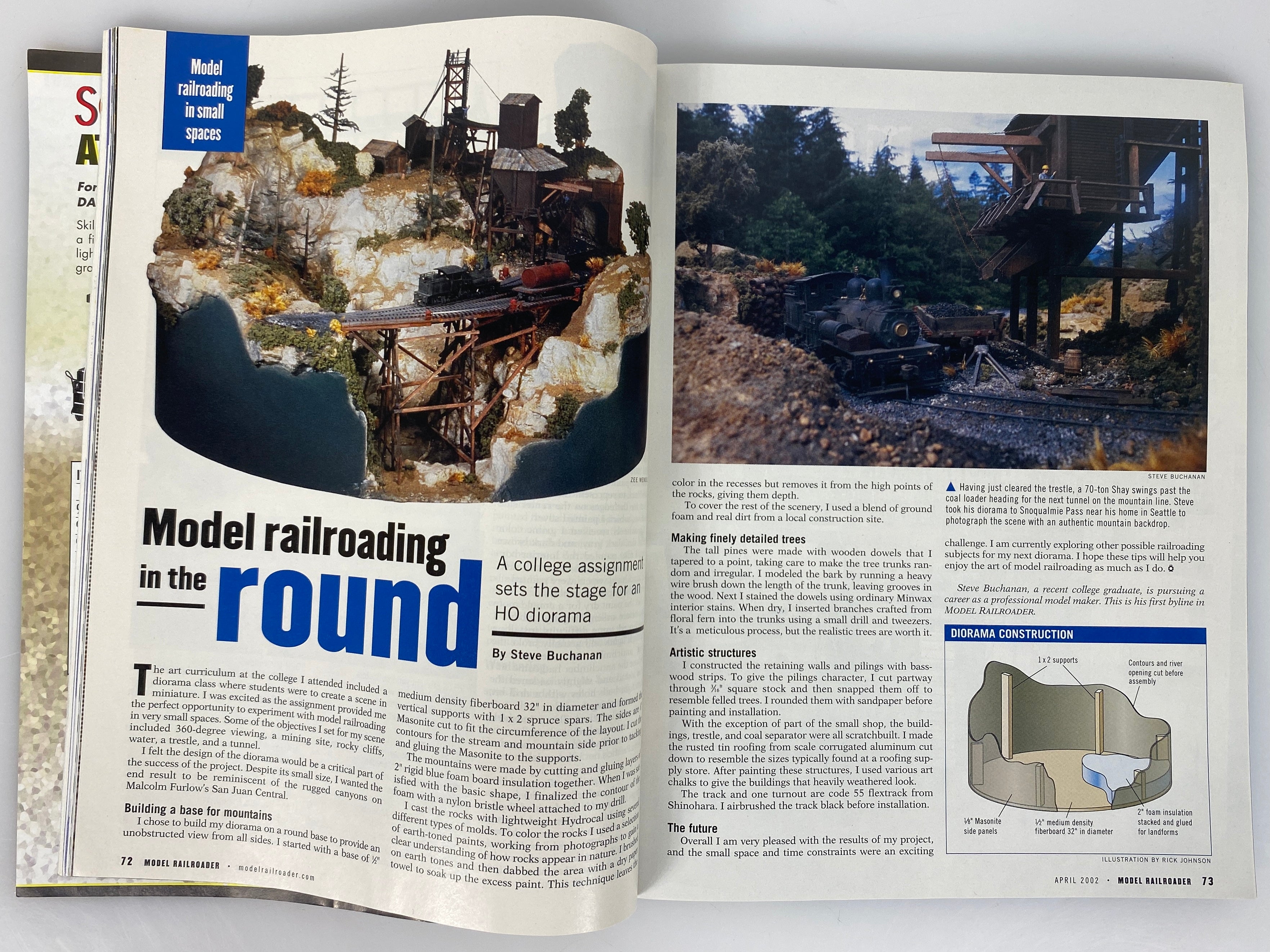 Lot of 12 Model Railroader Magazine (2002 Complete Year)