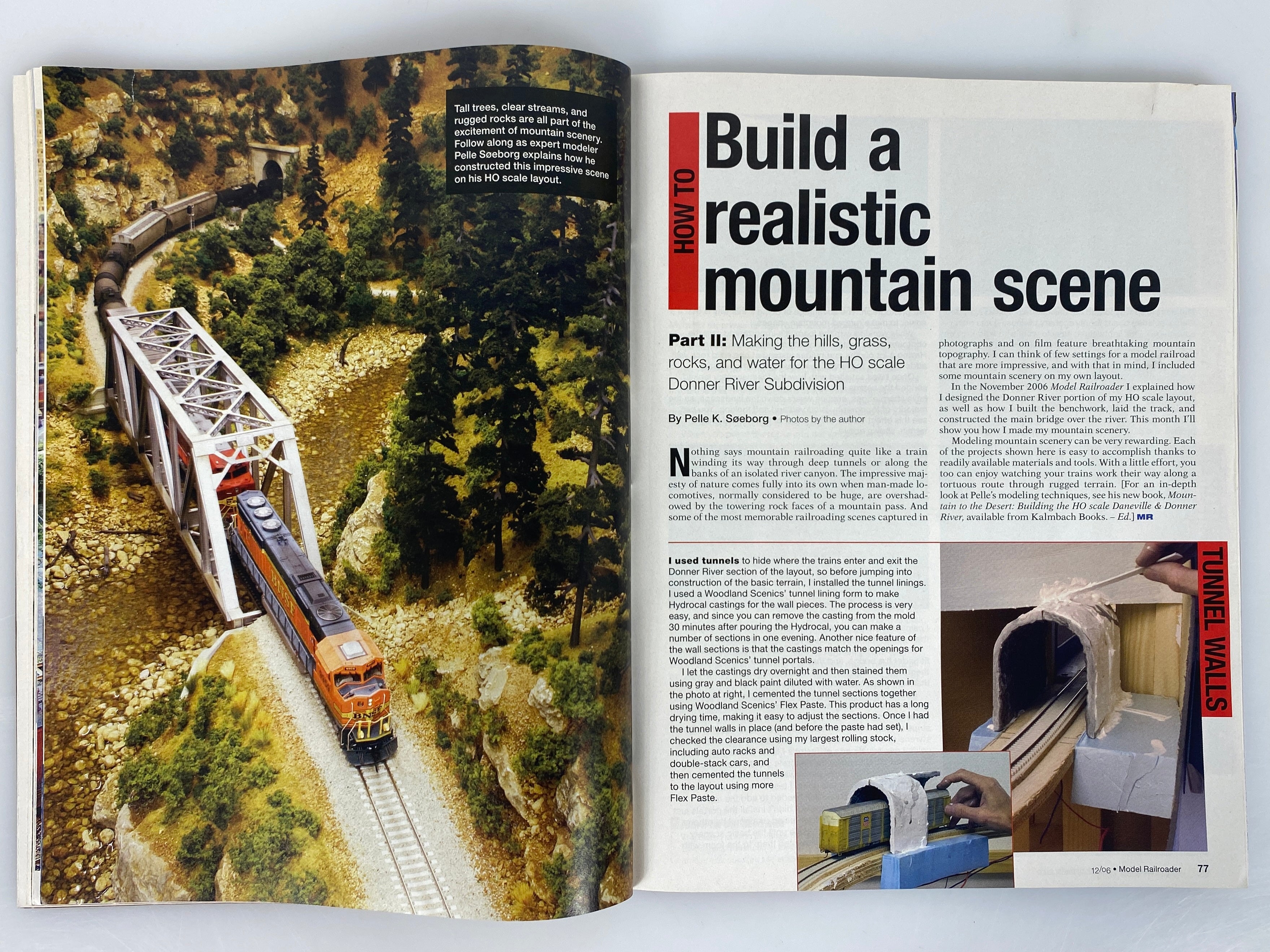 Lot of 12 Model Railroader Magazine (2006 Complete Year)