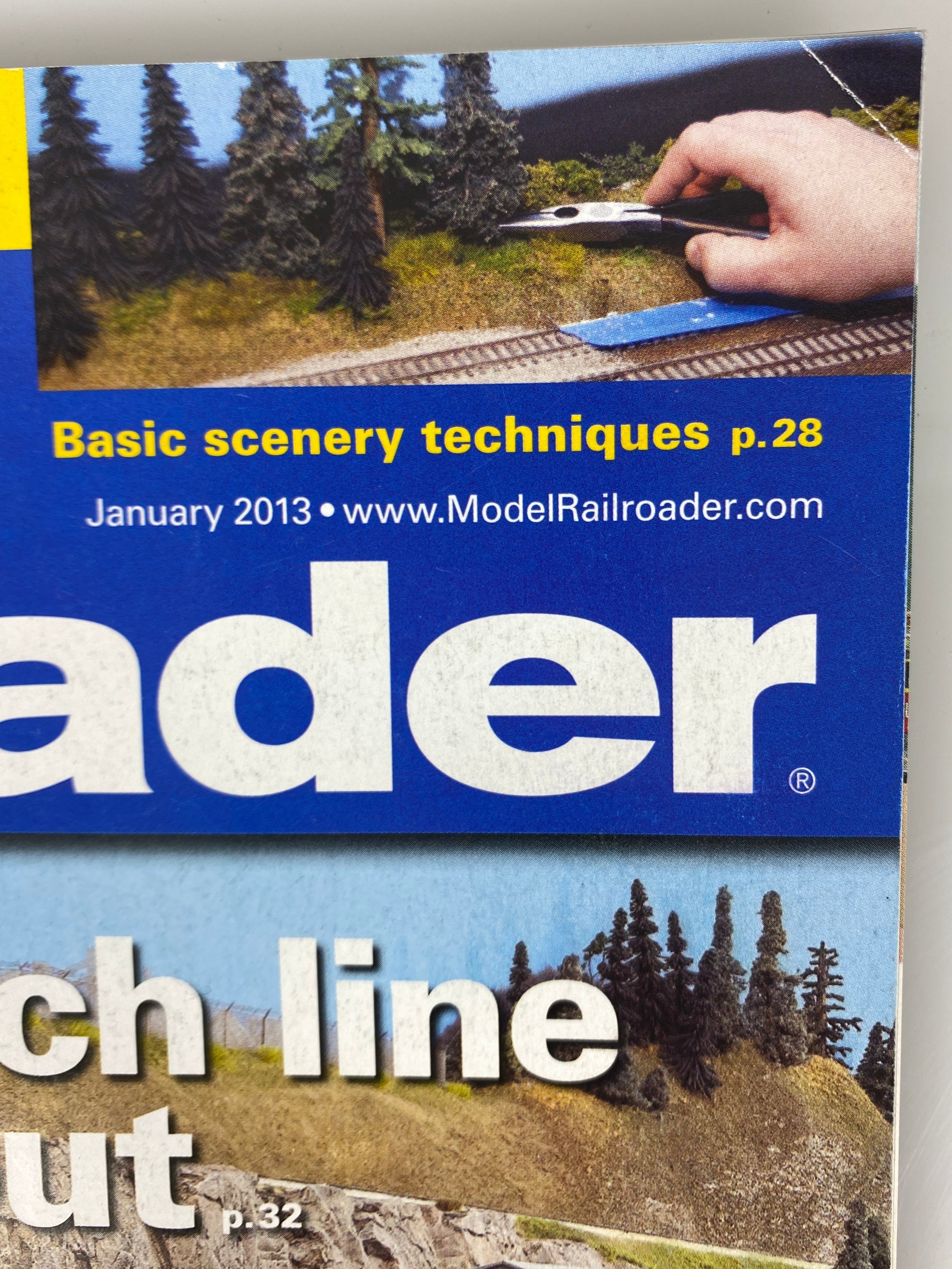 Lot of 12 Model Railroader Magazine (2013 Complete Year)
