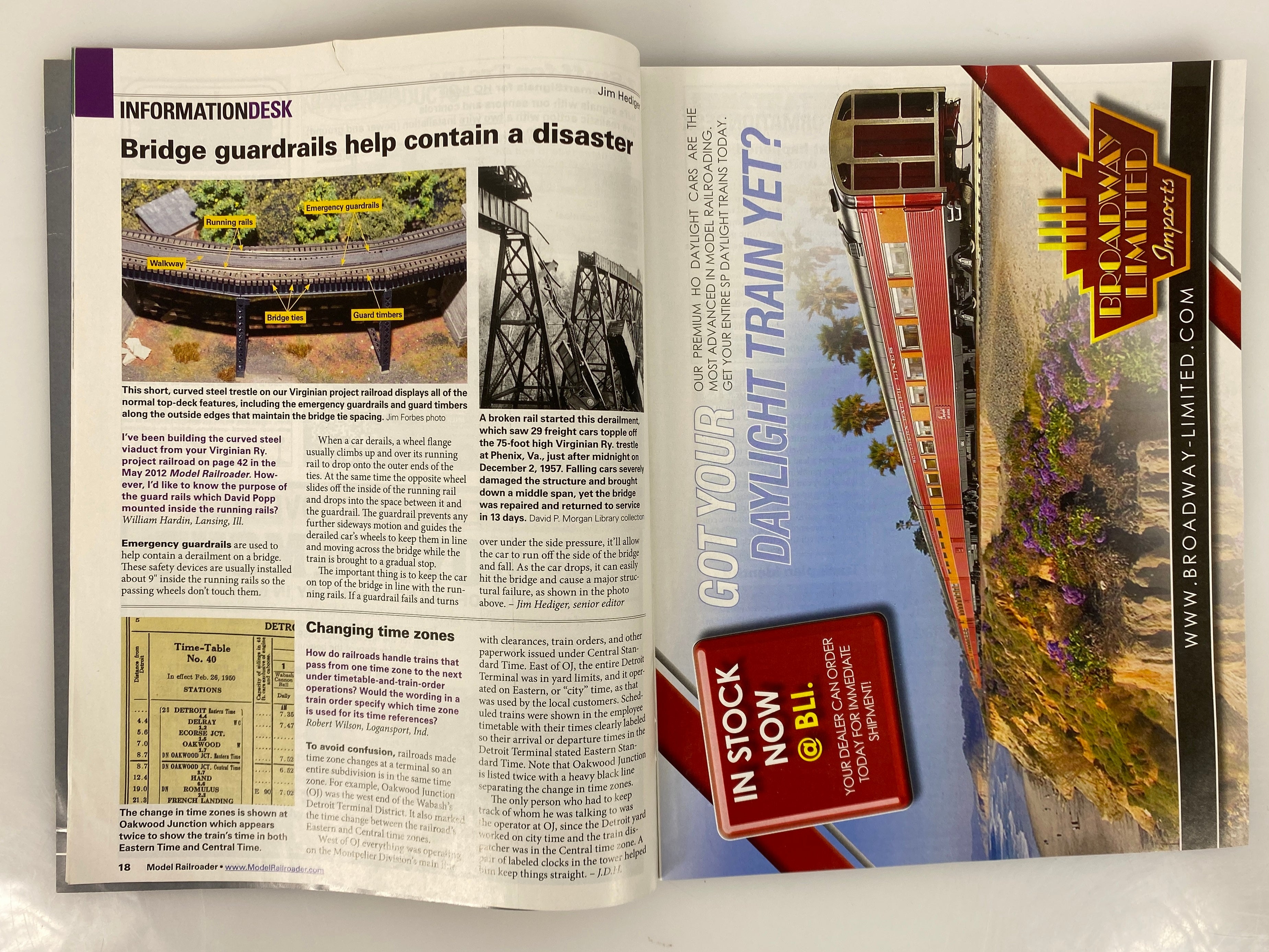 Lot of 12 Model Railroader Magazine (2014 Complete Year)