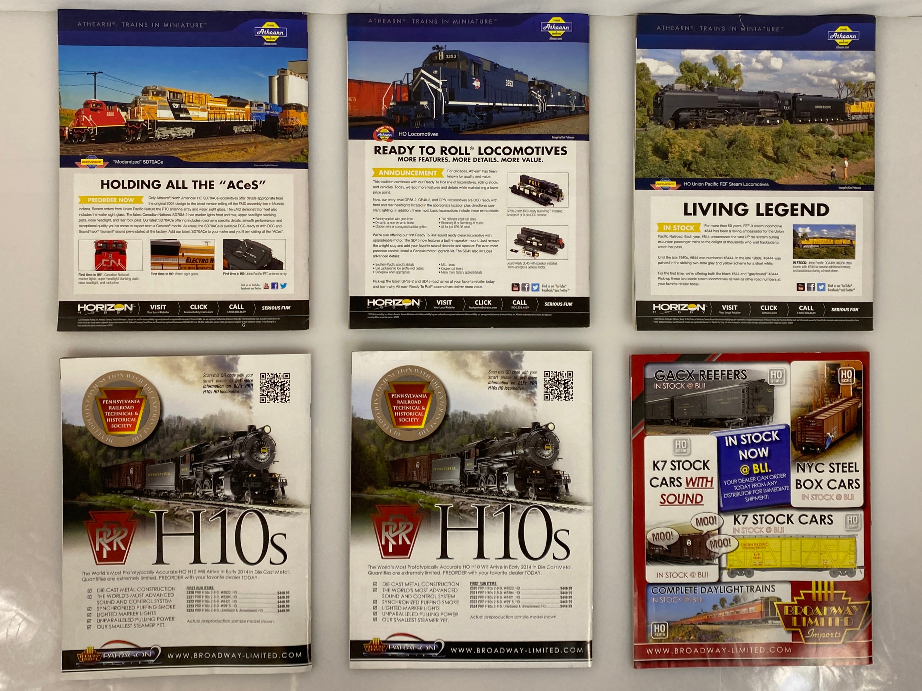 Lot of 12 Model Railroader Magazine (2014 Complete Year)