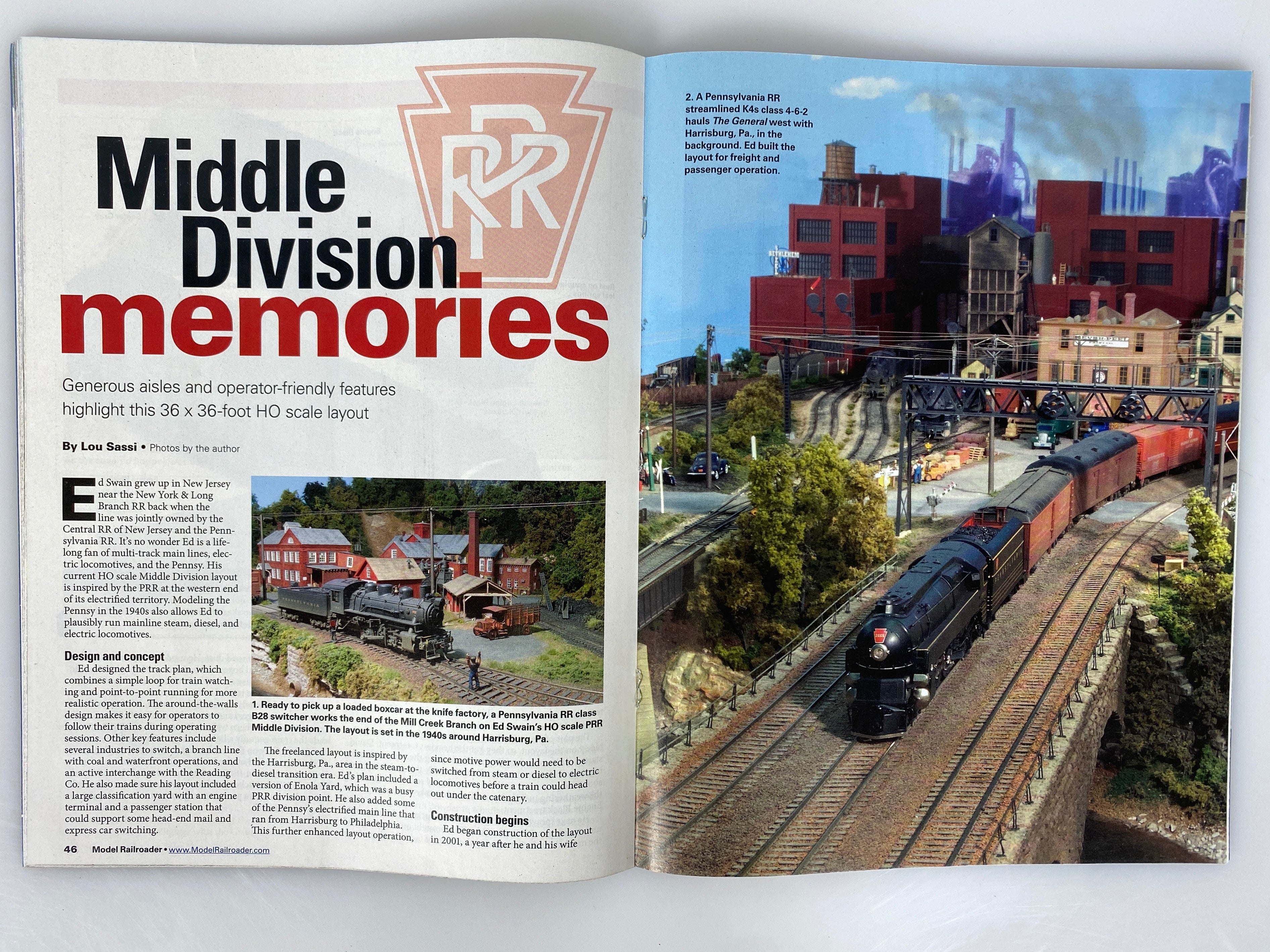 Lot of 12 Model Railroader Magazine (2015 Complete Year)