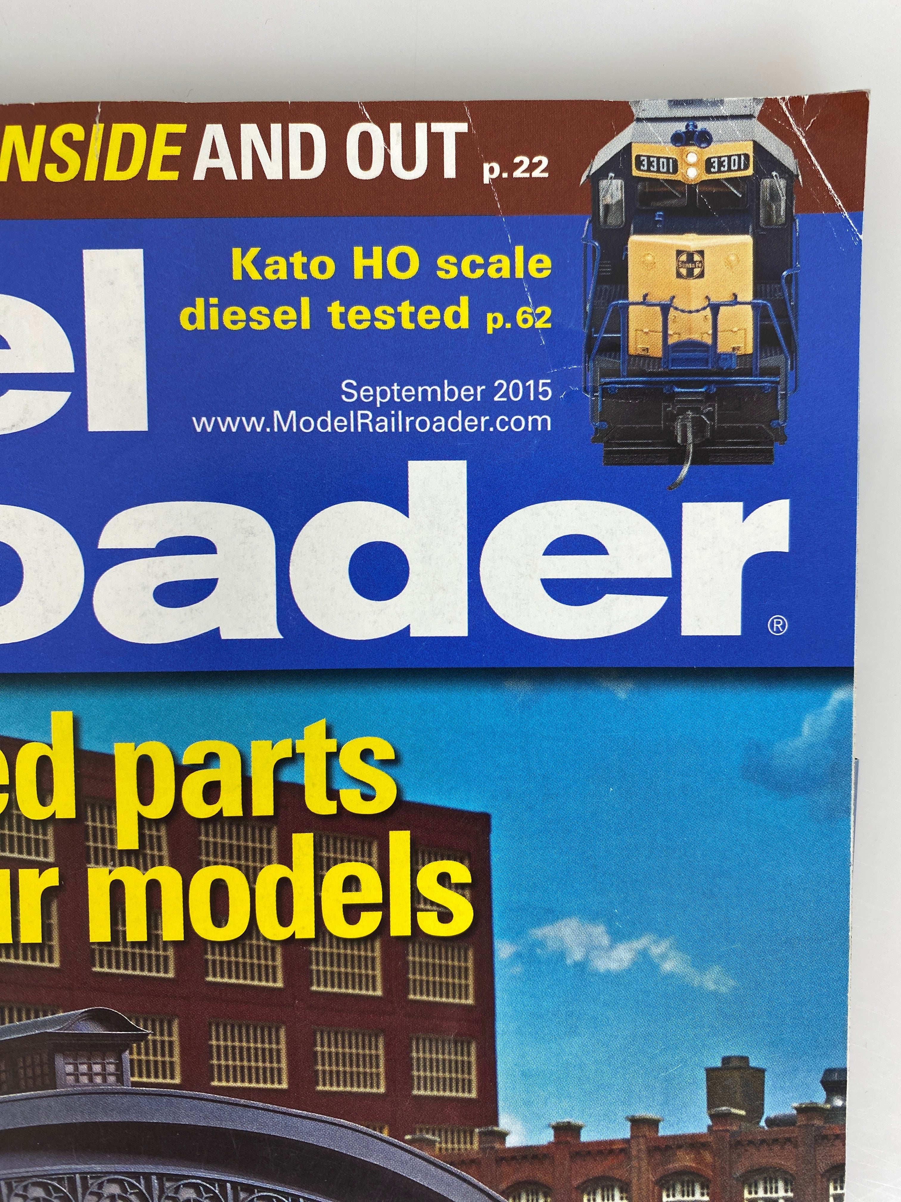 Lot of 12 Model Railroader Magazine (2015 Complete Year)