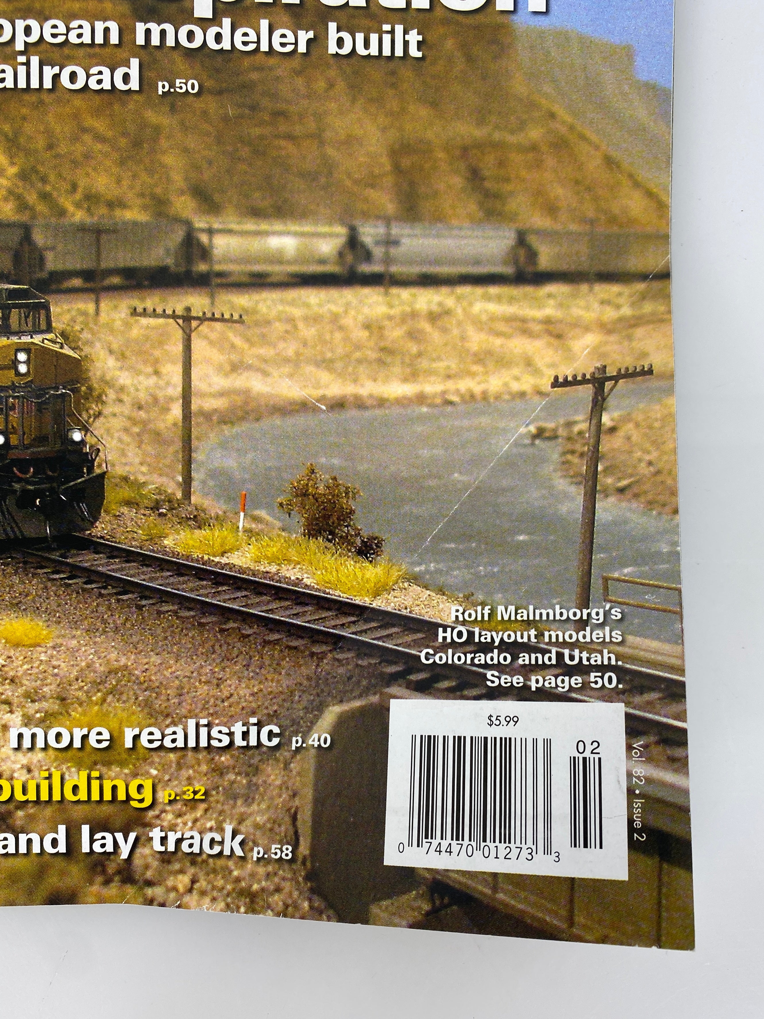 Lot of 12 Model Railroader Magazine (2015 Complete Year)