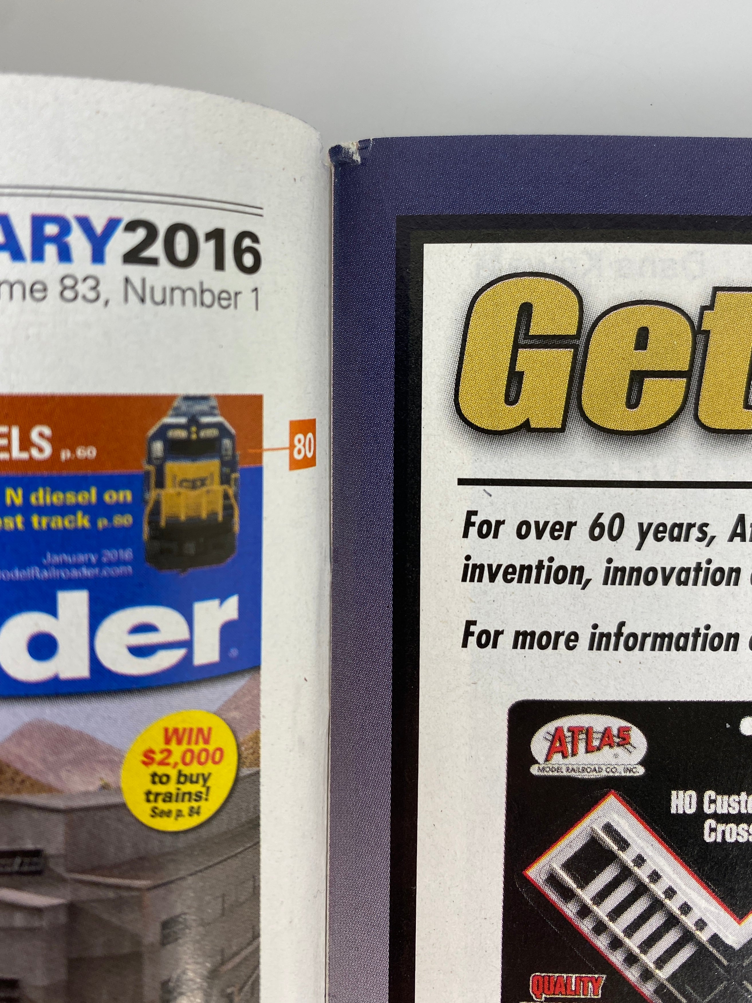 Lot of 12 Model Railroader Magazine (2016 Complete Year)