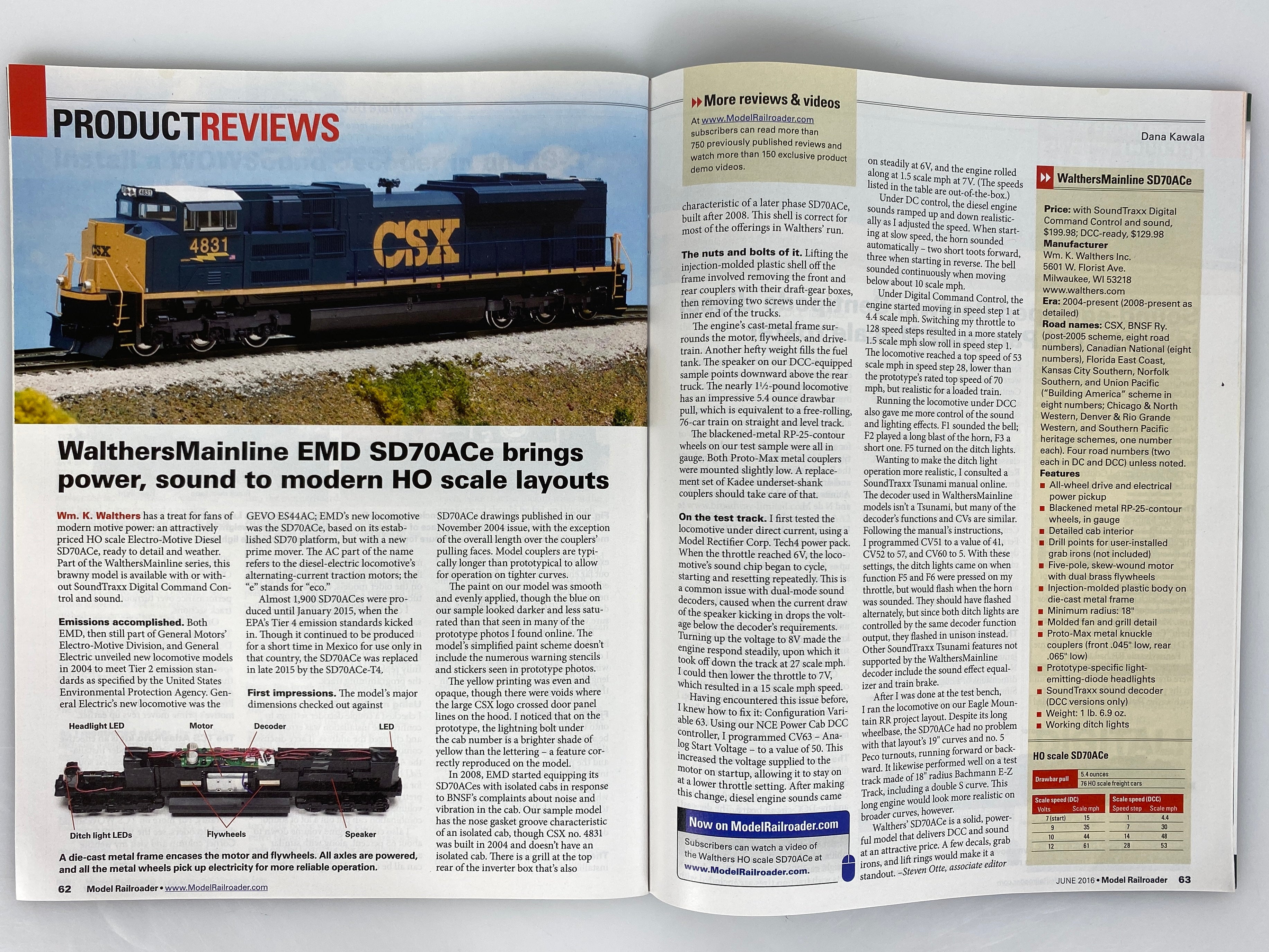 Lot of 12 Model Railroader Magazine (2016 Complete Year)