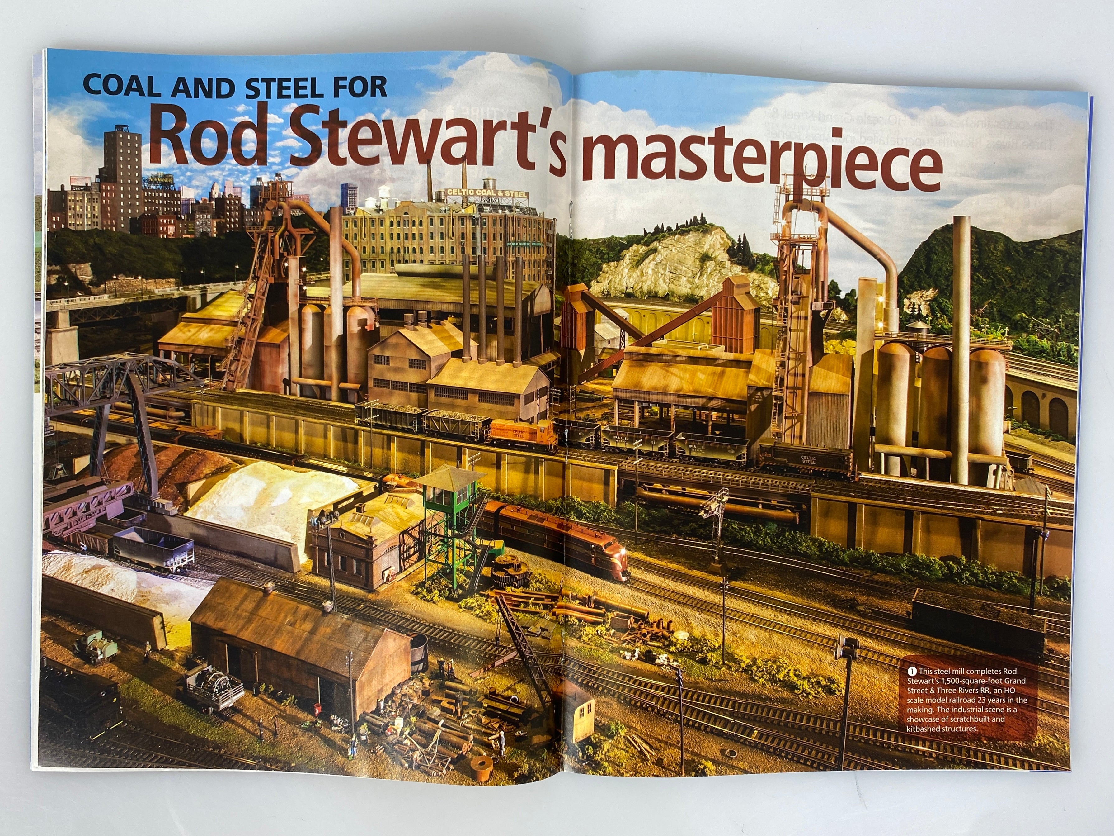 Lot of 12 Model Railroader Magazine (2017 Complete Year)