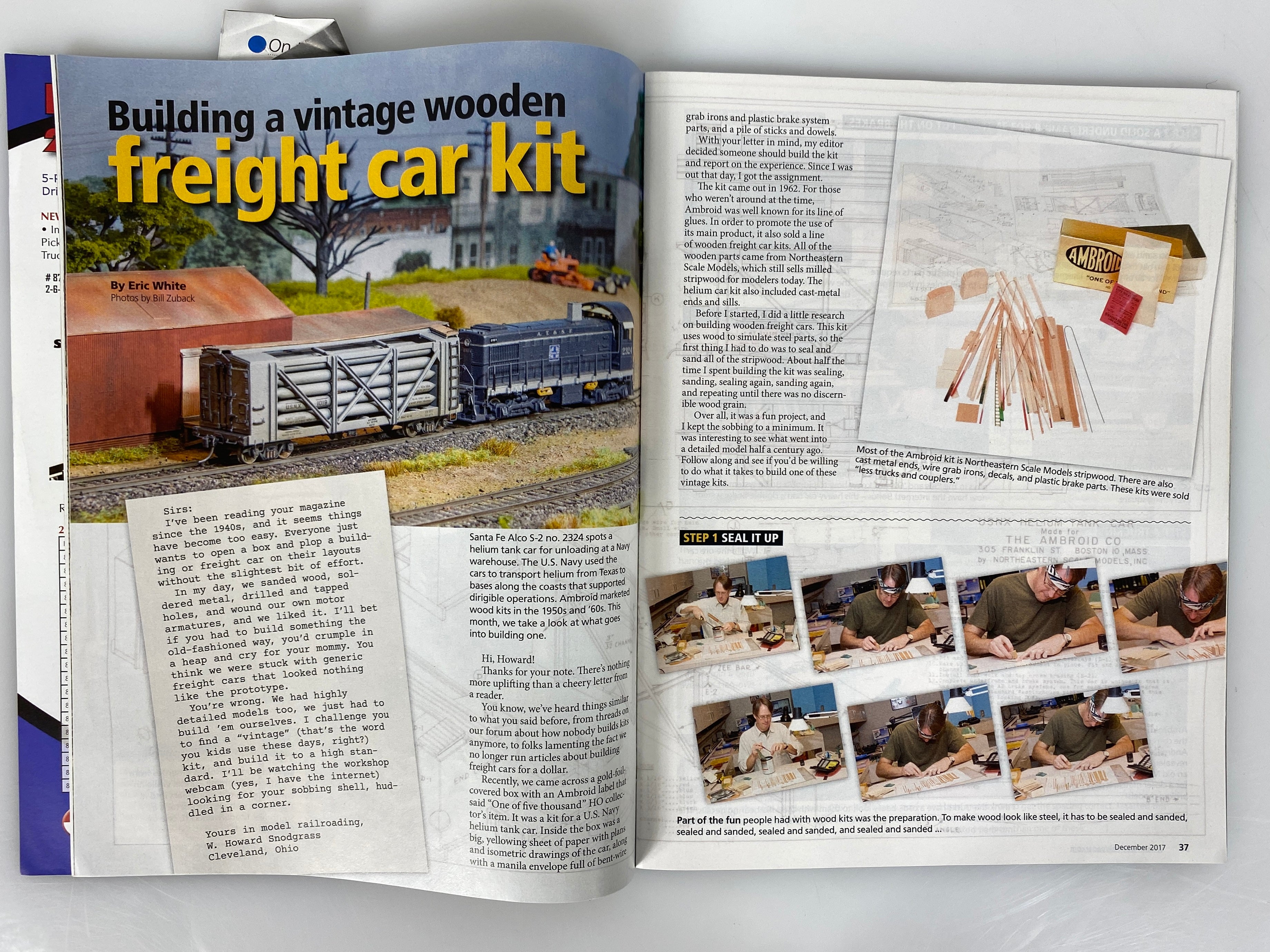 Lot of 12 Model Railroader Magazine (2017 Complete Year)