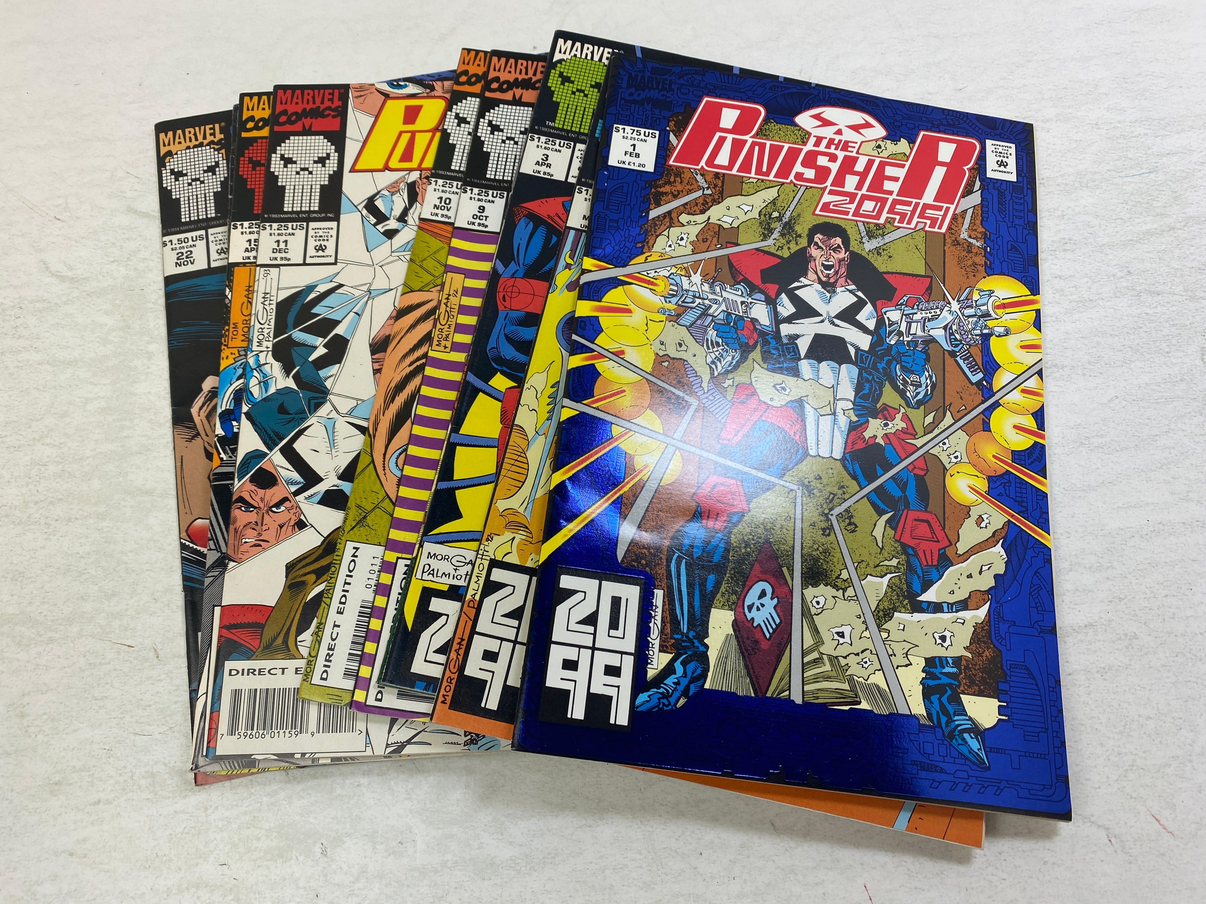 Lot of 12 Punisher 2099  Marvel Comics 1993-1994